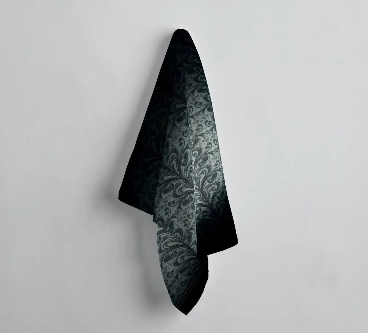 Elegant abstract pattern serves as a stylish wallart towel by DesignDoodle