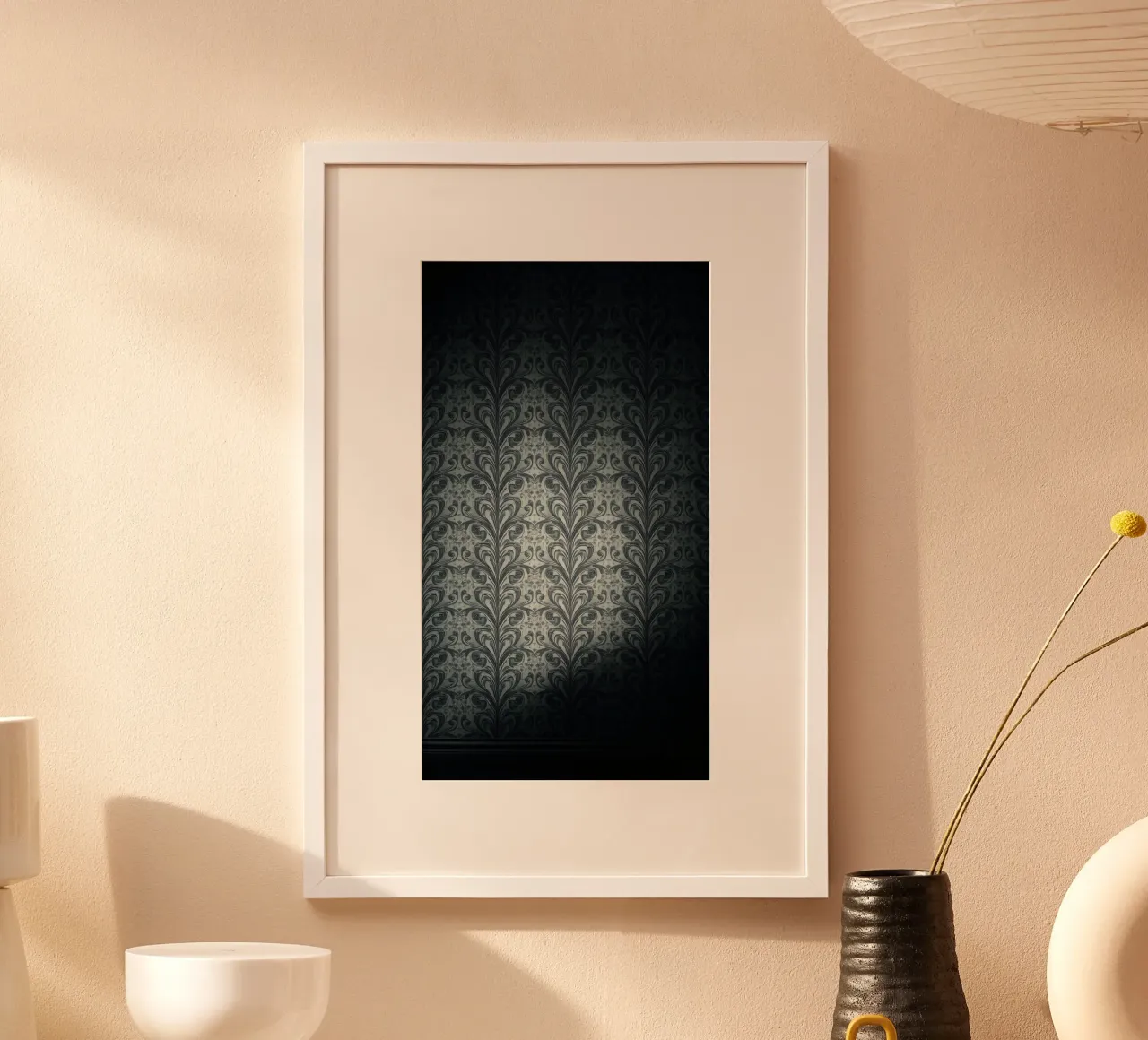 Elegant abstract pattern serves as a stylish wallart poster by DesignDoodle