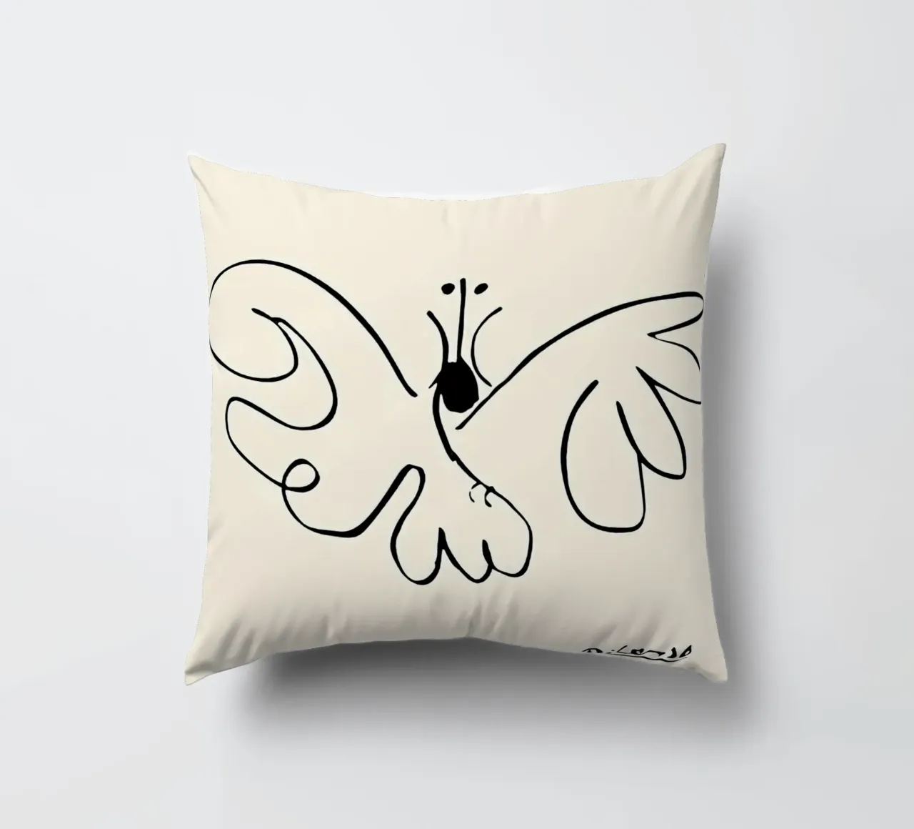 Farfalla Picasso cuscino da Kenneth