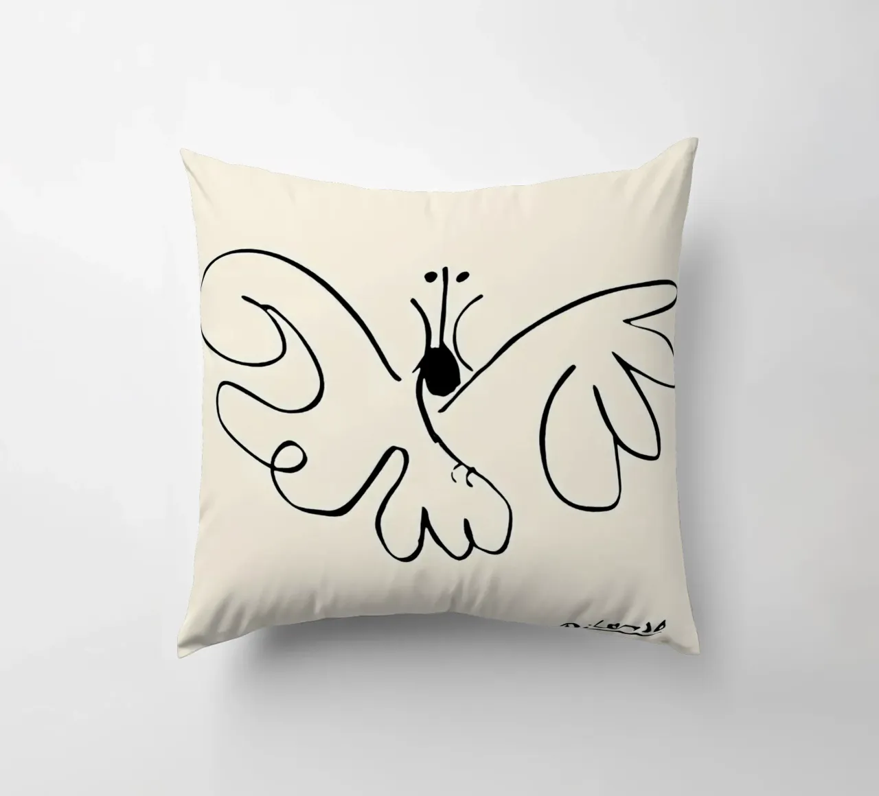 Farfalla Picasso cuscino da Kenneth