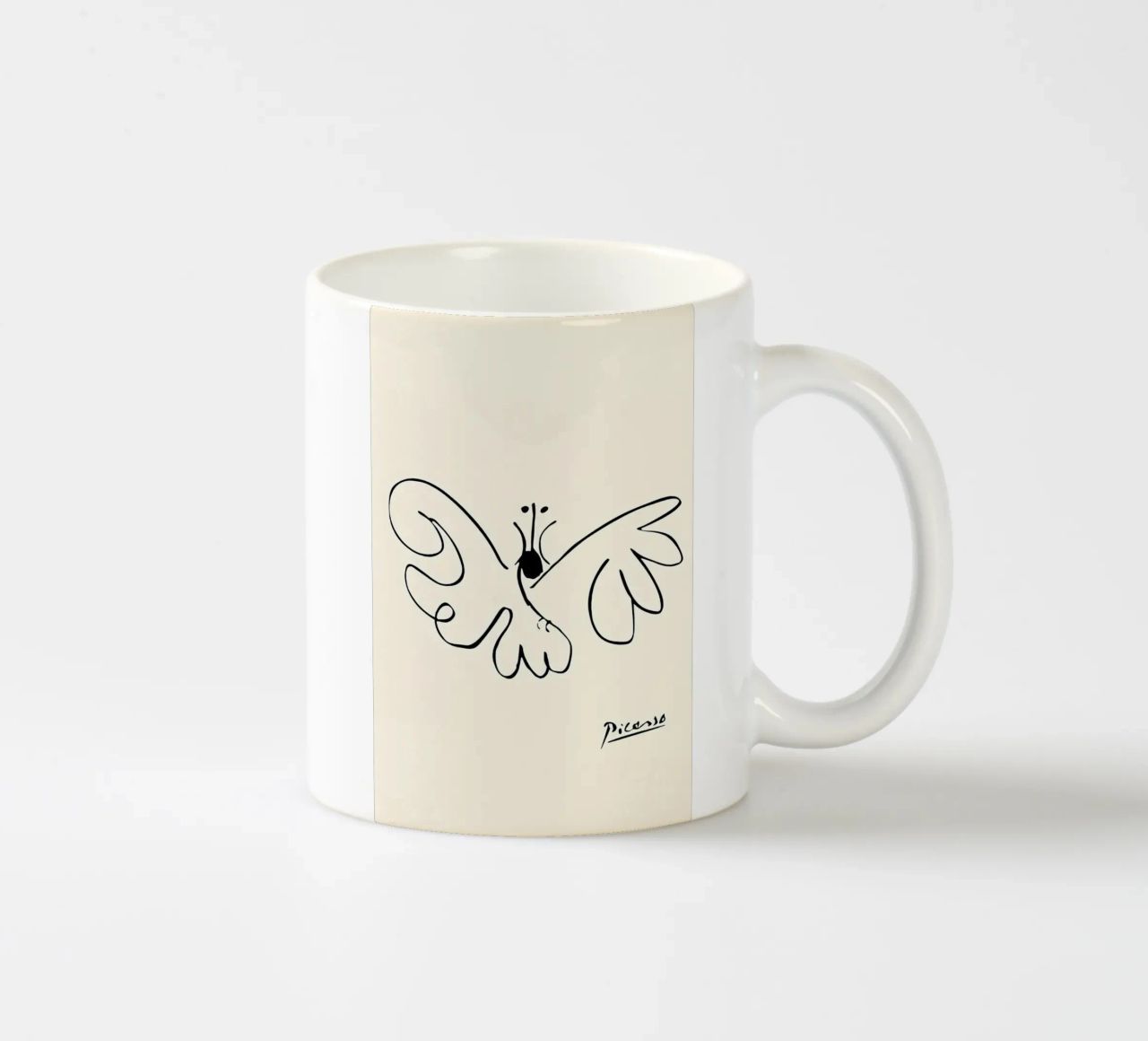 Farfalla Picasso tazza in ceramica da Kenneth