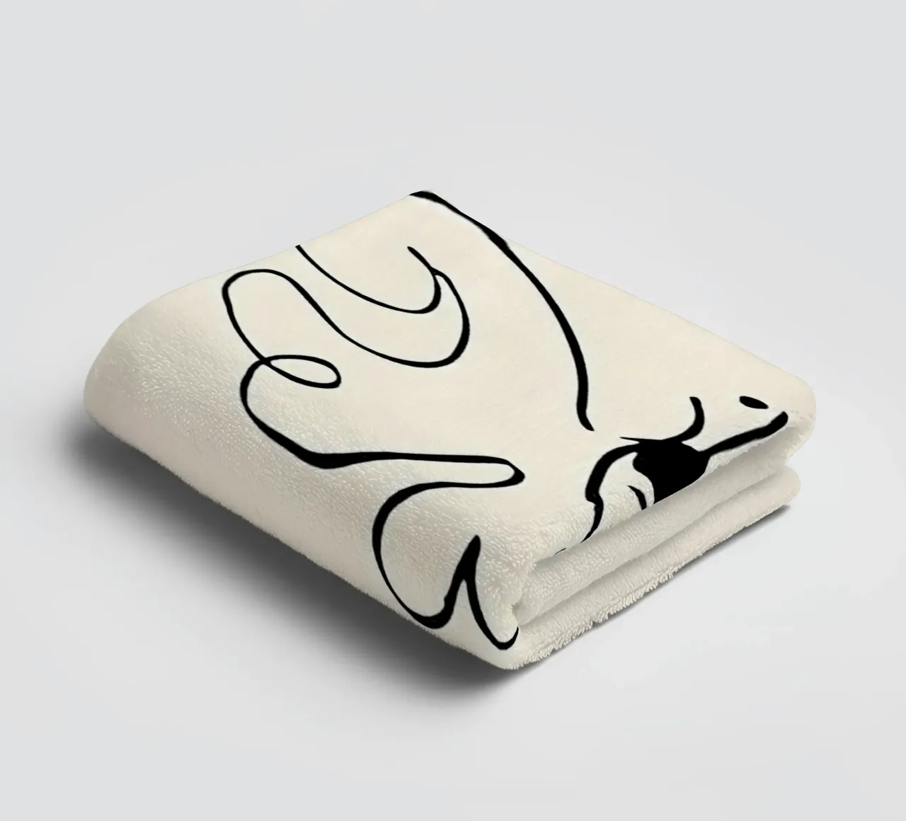 Farfalla Picasso asciugamano da bagno da Kenneth