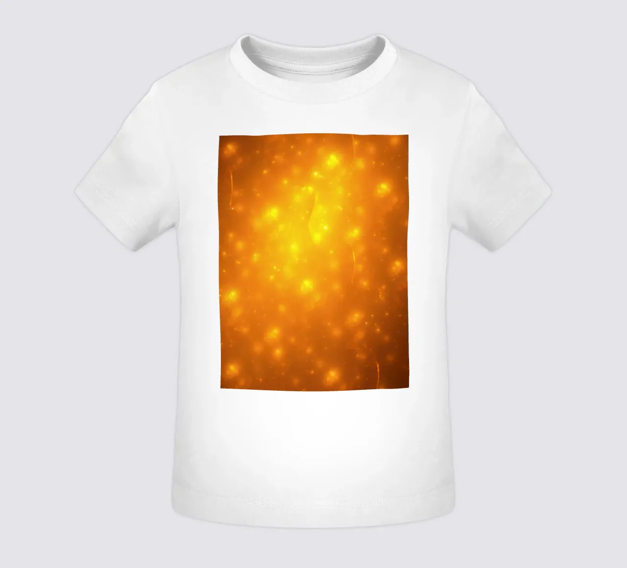 Luminoso sfondo astratto con particelle incandescenti maglietta neonato da DesignDoodle