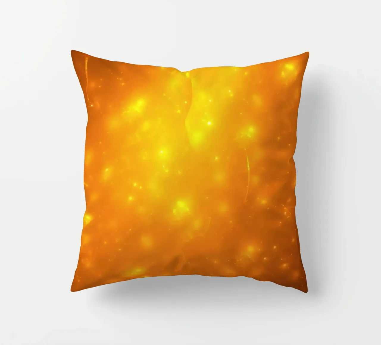 Bright abstract background with glowing particles decorative cushion by DesignDoodle