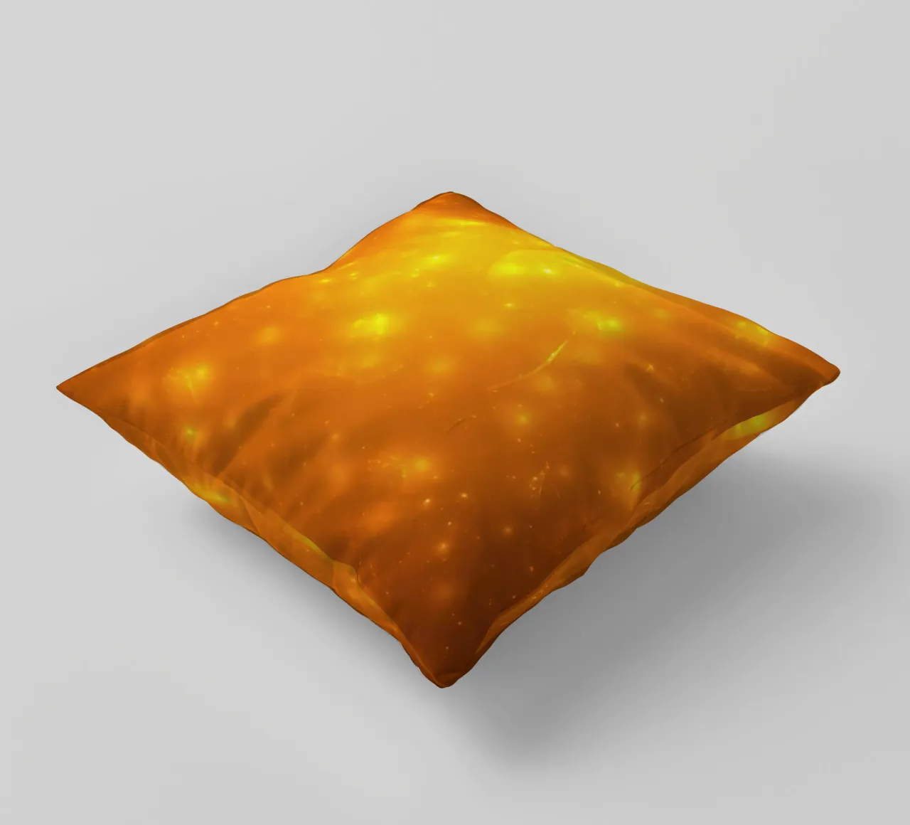Bright abstract background with glowing particles decorative cushion by DesignDoodle