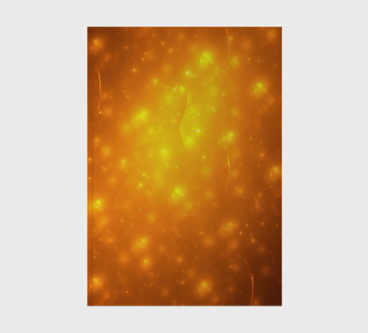 Bright abstract background with glowing particles notebook by DesignDoodle