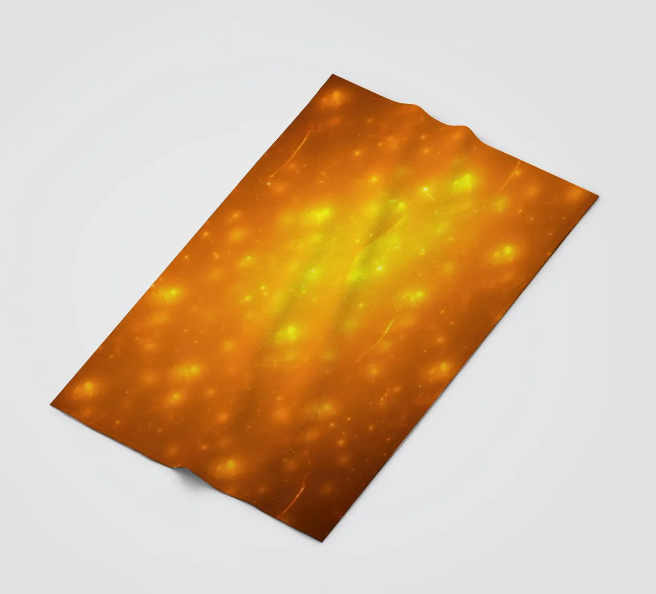 Bright abstract background with glowing particles fleece blanket by DesignDoodle