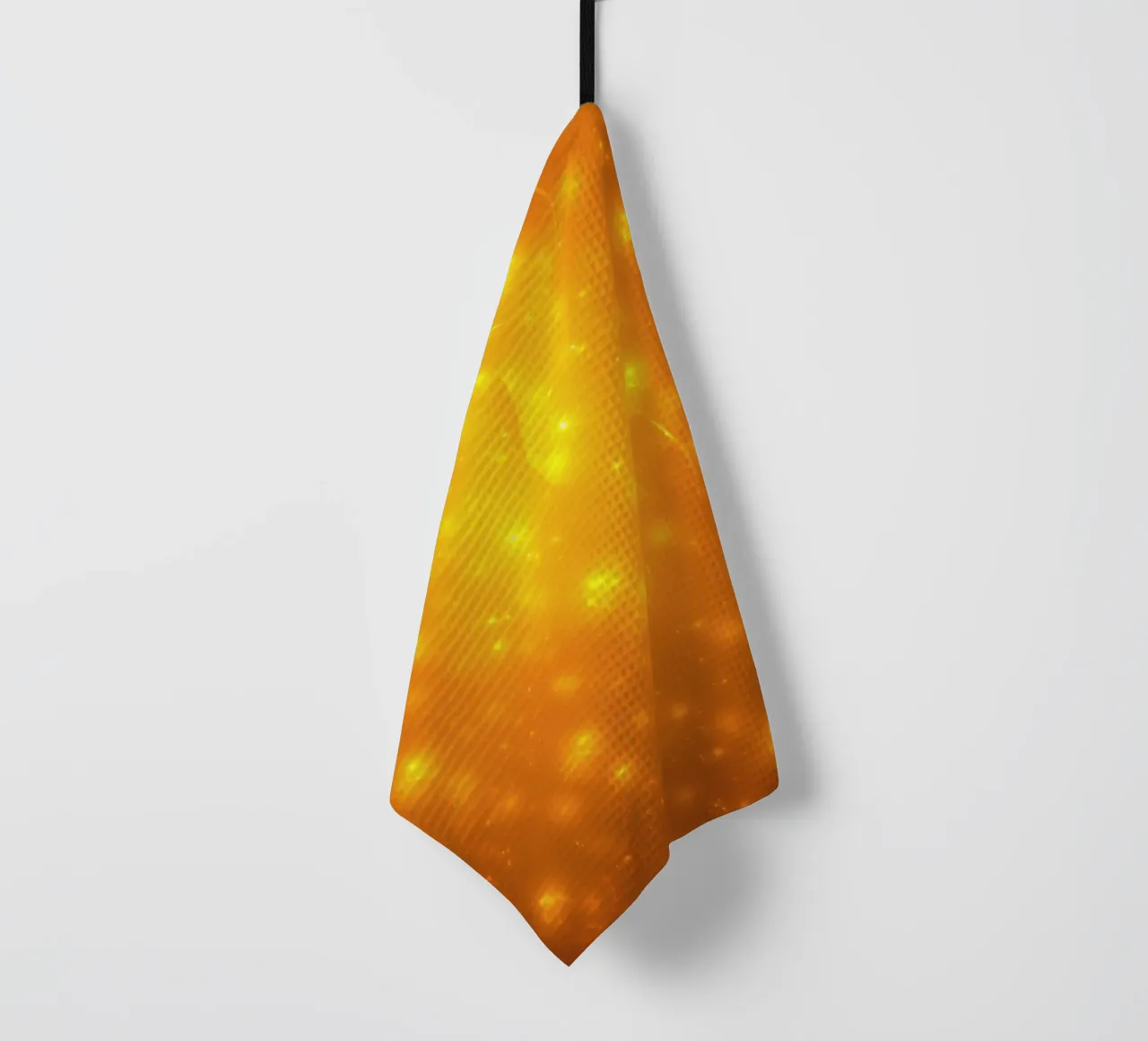 Fond abstrait lumineux avec des particules lumineuses torchon de DesignDoodle