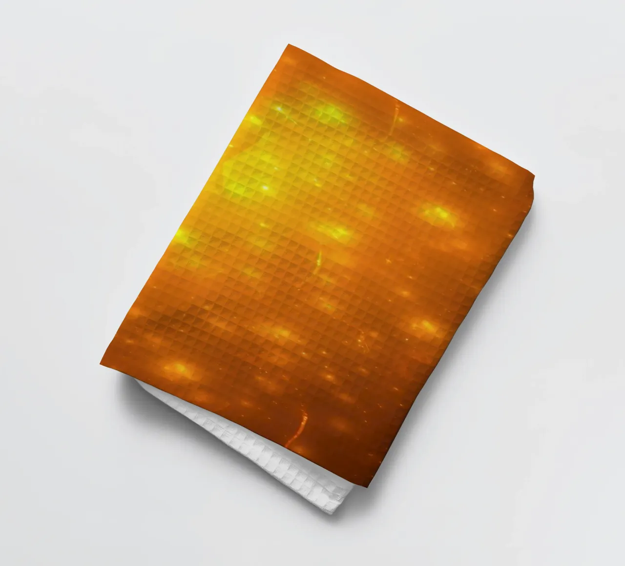 Fond abstrait lumineux avec des particules lumineuses torchon de DesignDoodle