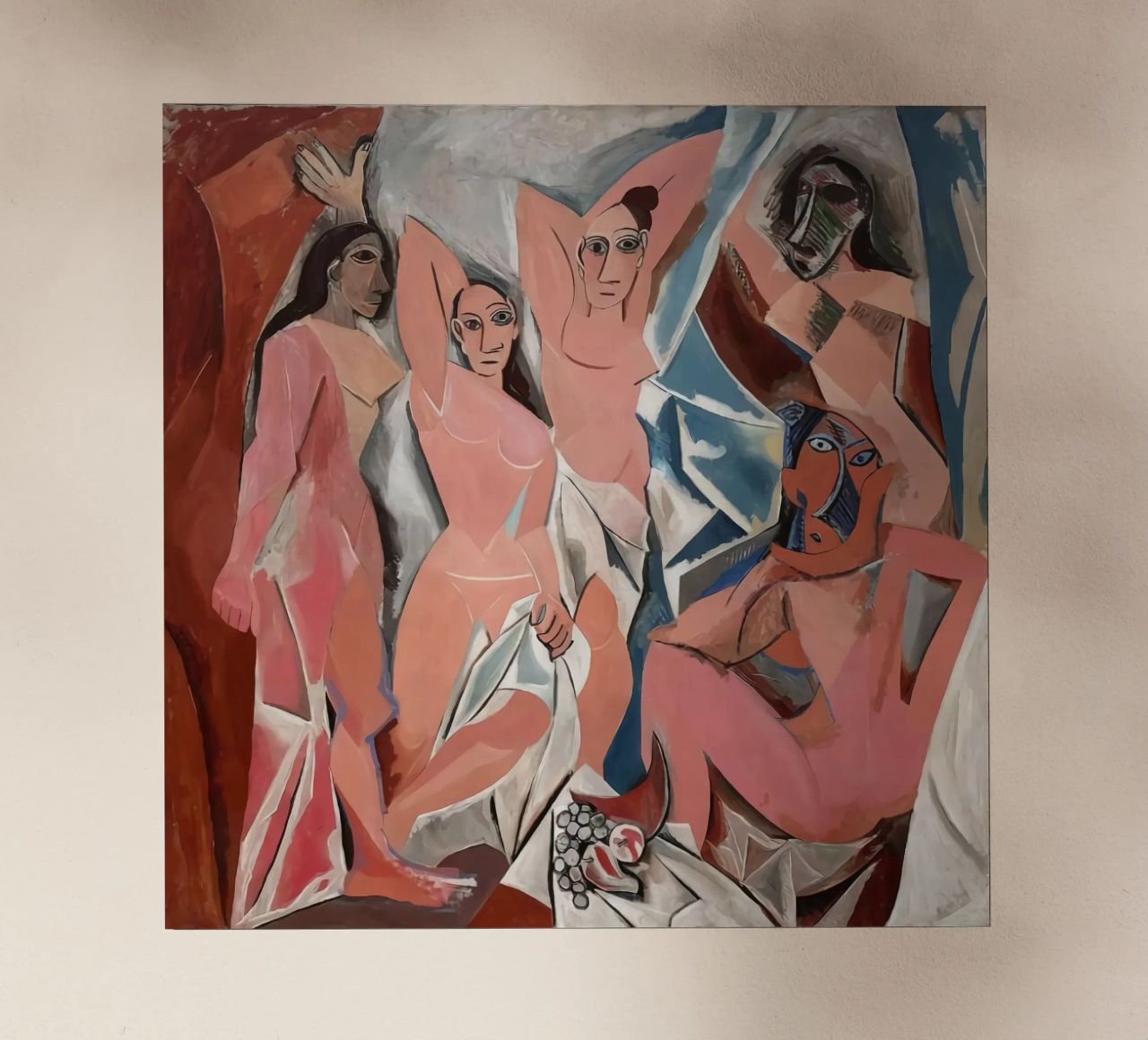 Demoiselles D'avignon Picasso pellicola backlit da Kenneth