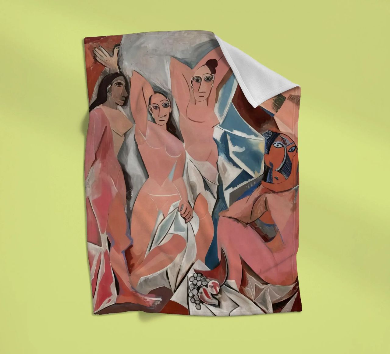 Demoiselles D'avignon Picasso coperta in pile da Kenneth