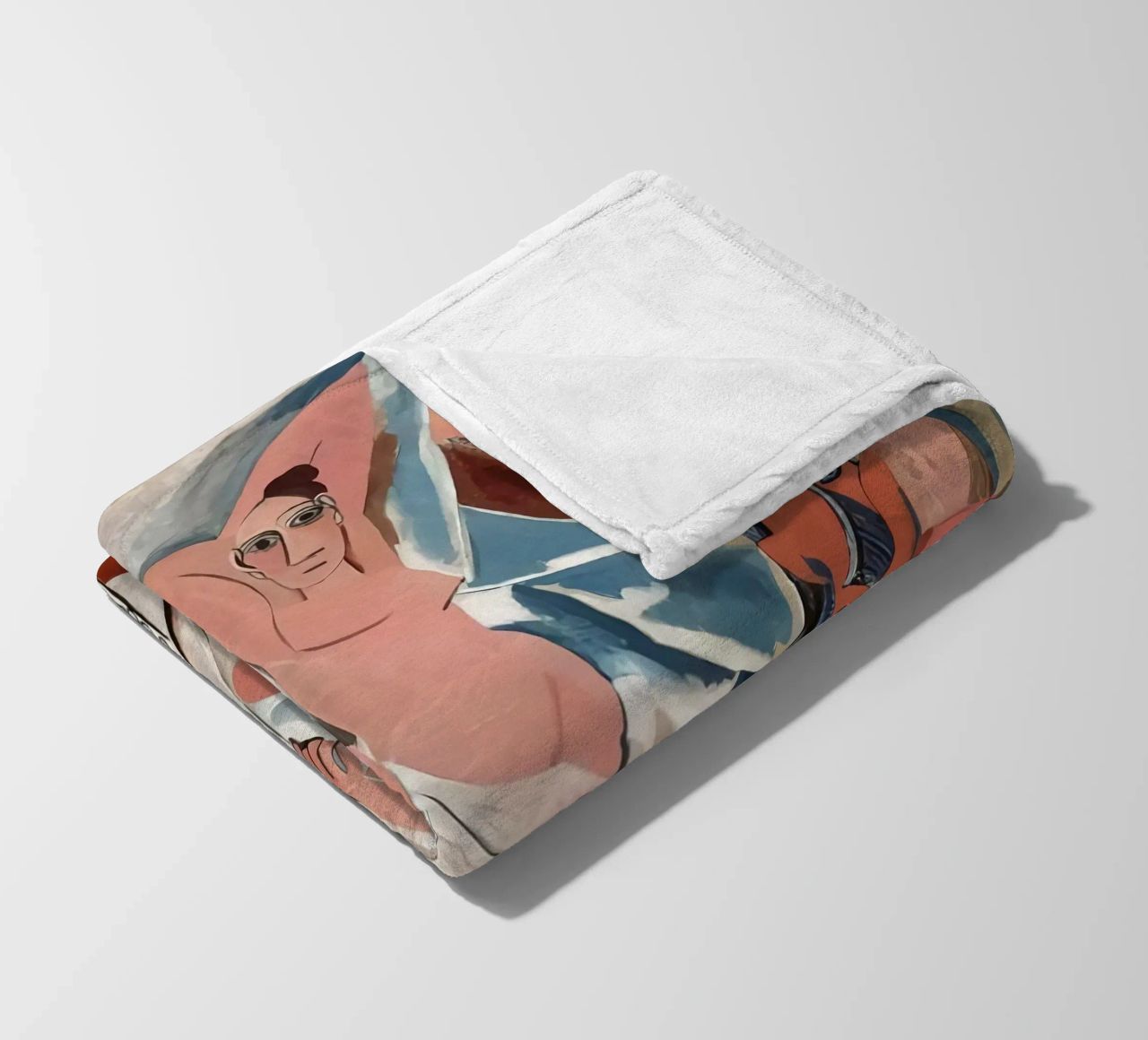 Demoiselles D'avignon Picasso coperta in pile da Kenneth