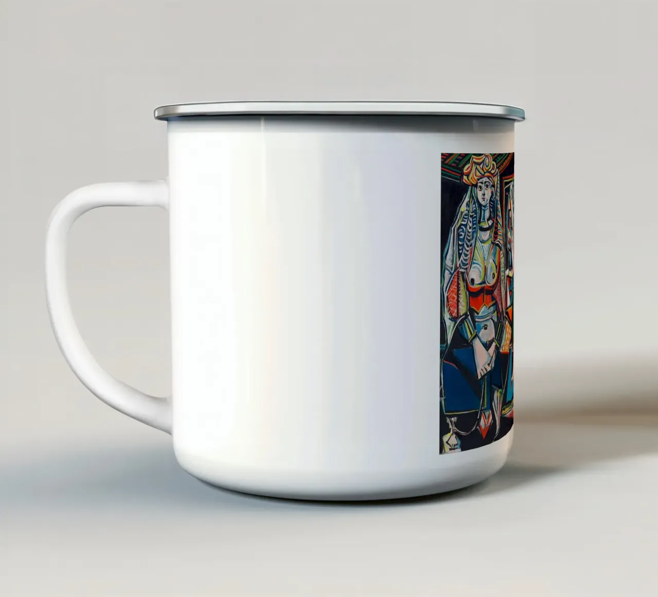 Donne di Algeri Picasso tazza in smalto da Kenneth