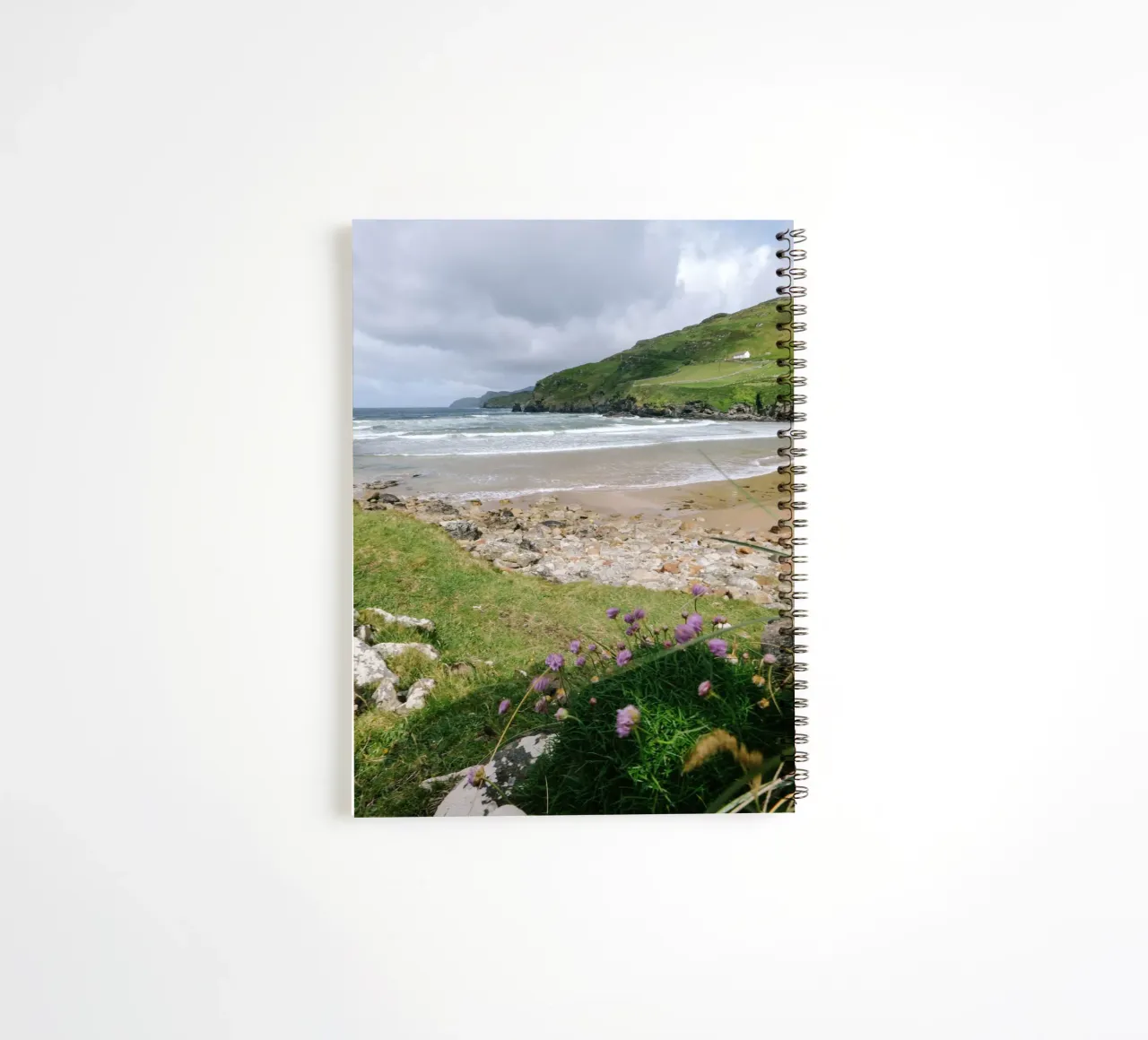 May on the Atlantic spiral notebook by The Wild Creative Studio