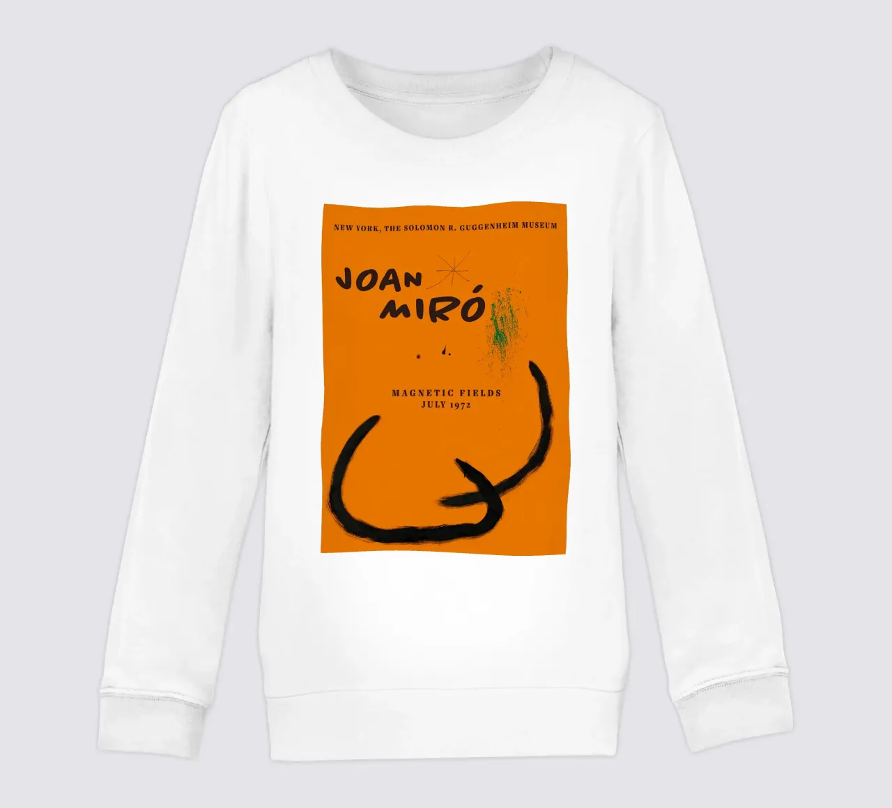 Joan Miro Magnetic Fields felpa bambino da phillipp veisenberg