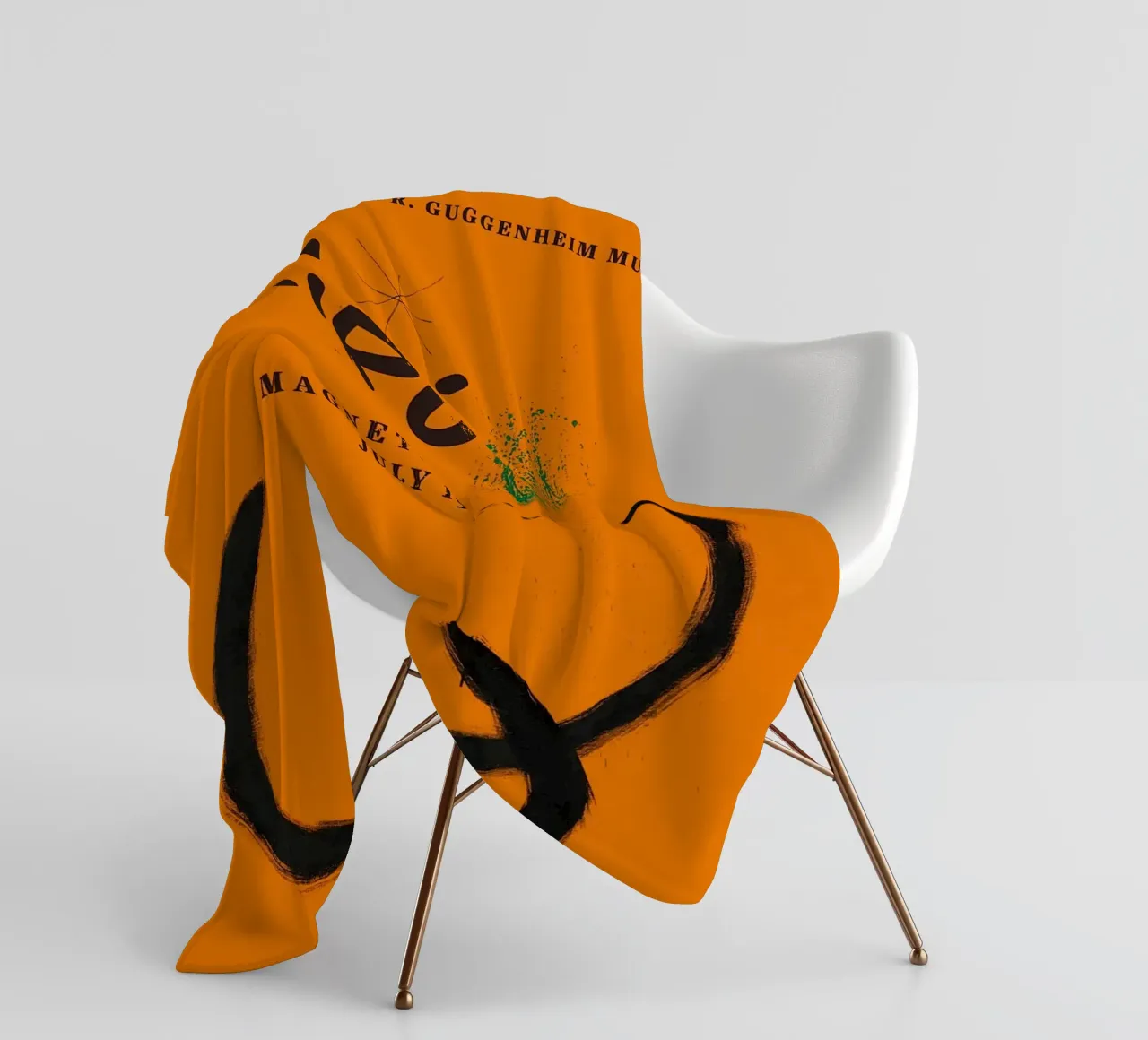 Joan Miro Magnetic Fields coperta in pile da phillipp veisenberg