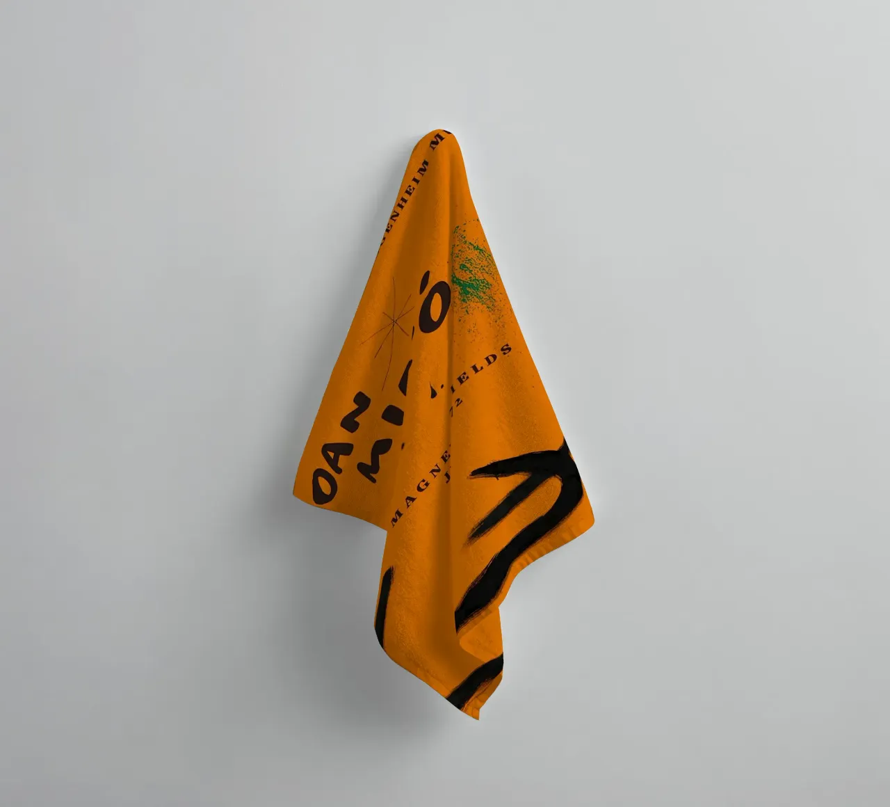 Joan Miro Magnetic Fields asciugamano da bagno da phillipp veisenberg