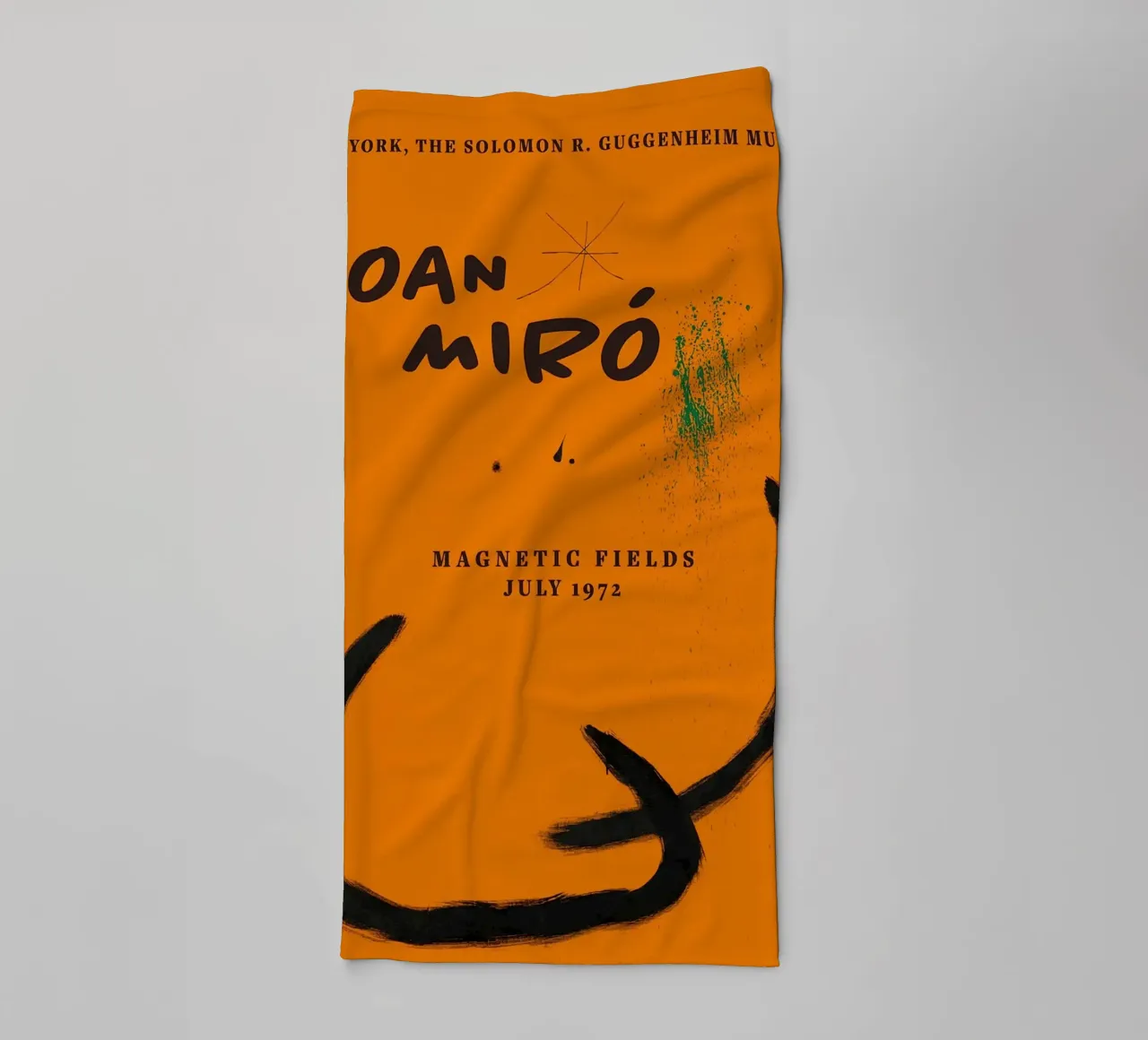 Joan Miro Magnetic Fields asciugamano da bagno da phillipp veisenberg