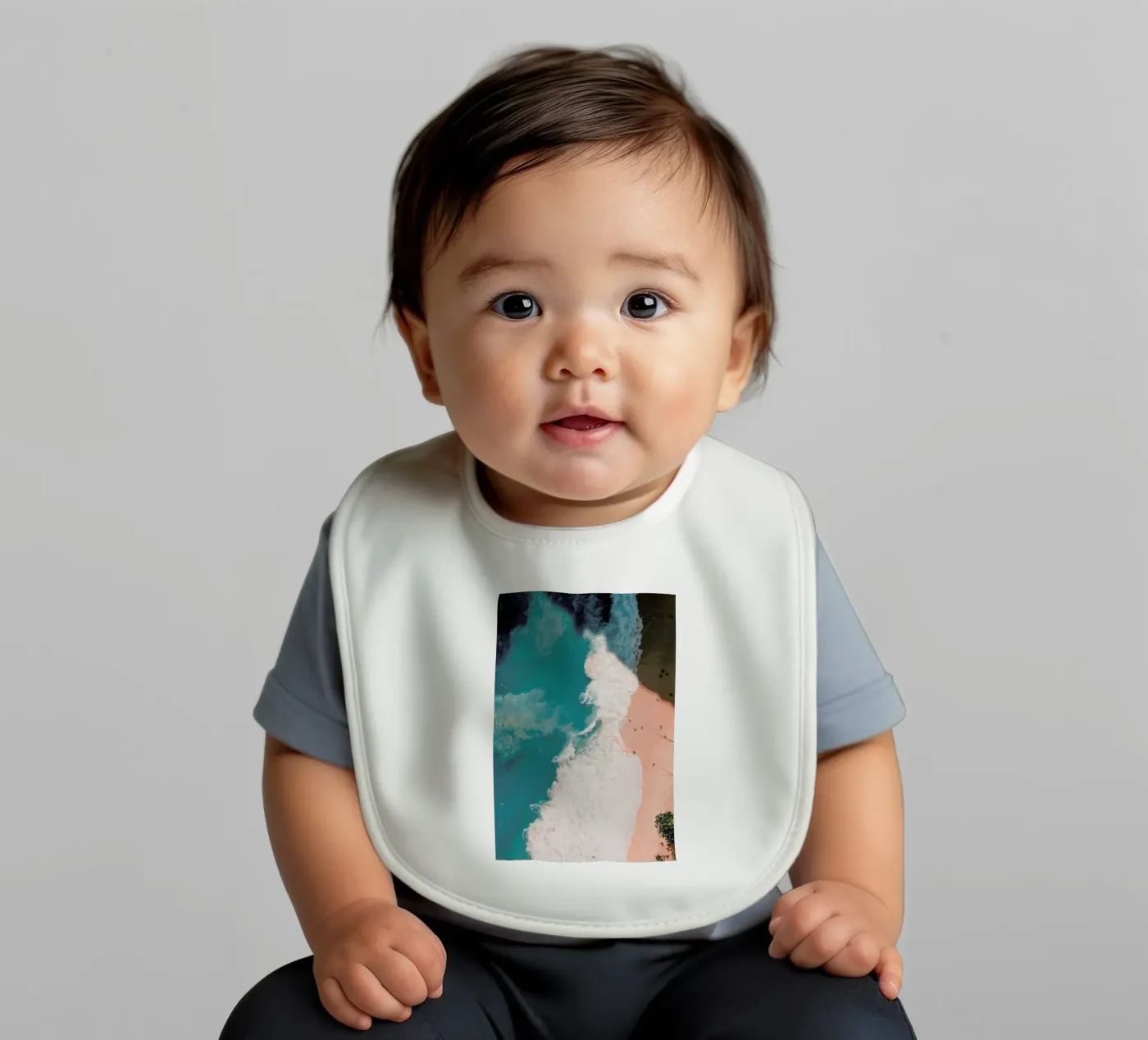 Riptide baby bib by METROPOLIS