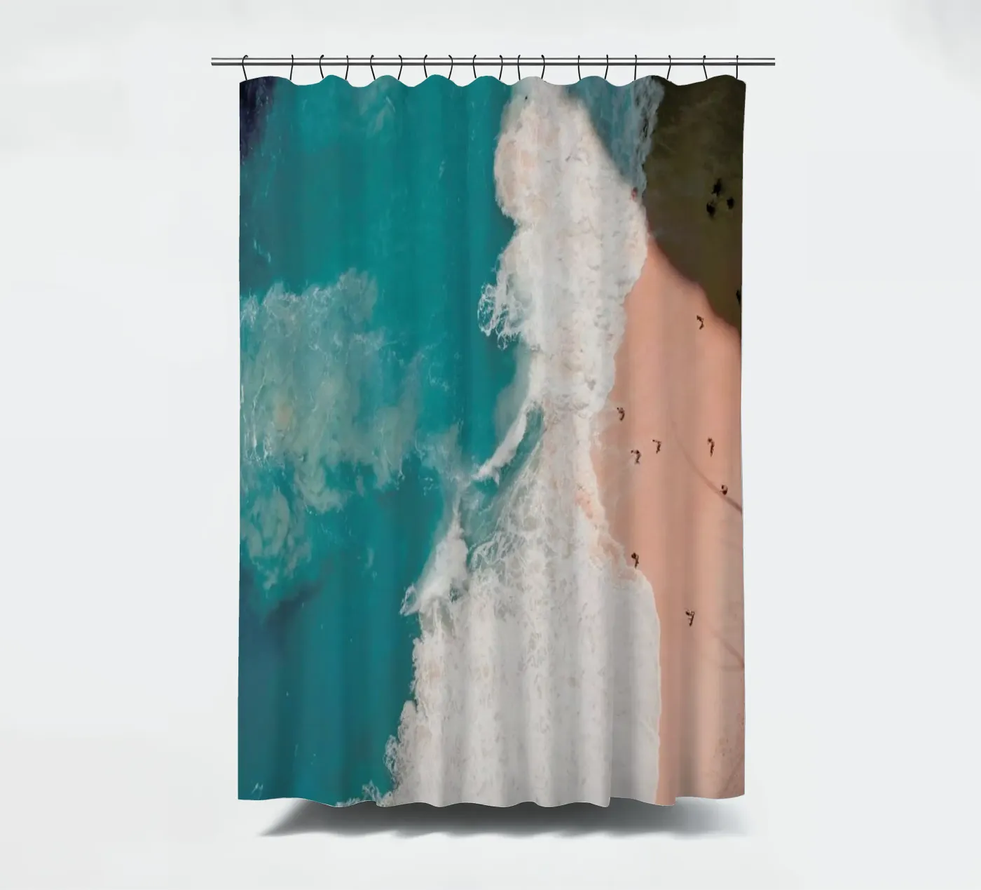 Riptide shower curtain by METROPOLIS