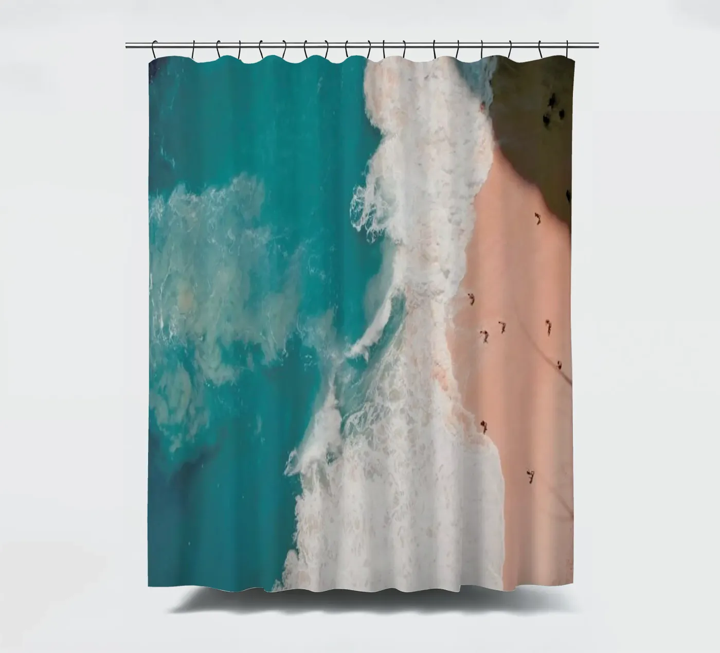 Riptide shower curtain by METROPOLIS
