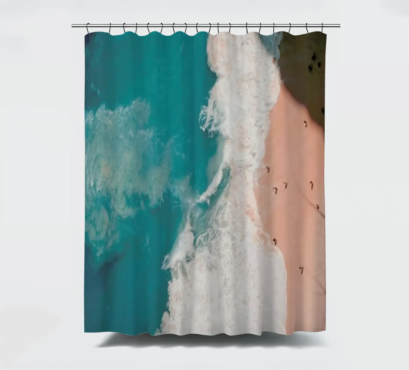 Riptide shower curtain by METROPOLIS