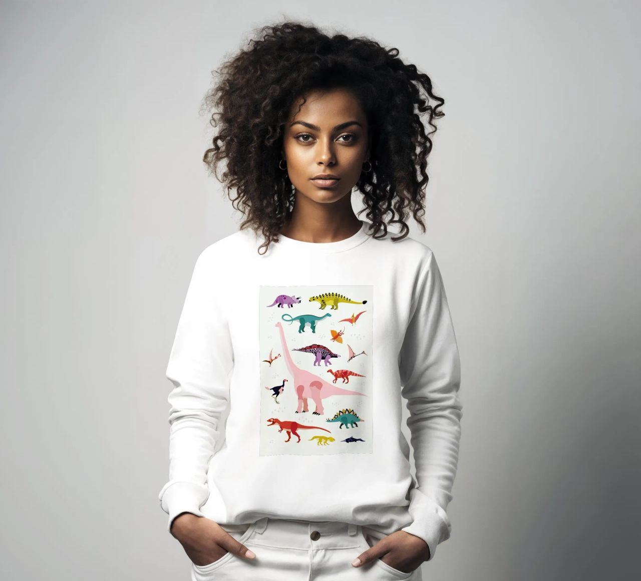 Dinosaur World sudadera de Little Flourishes