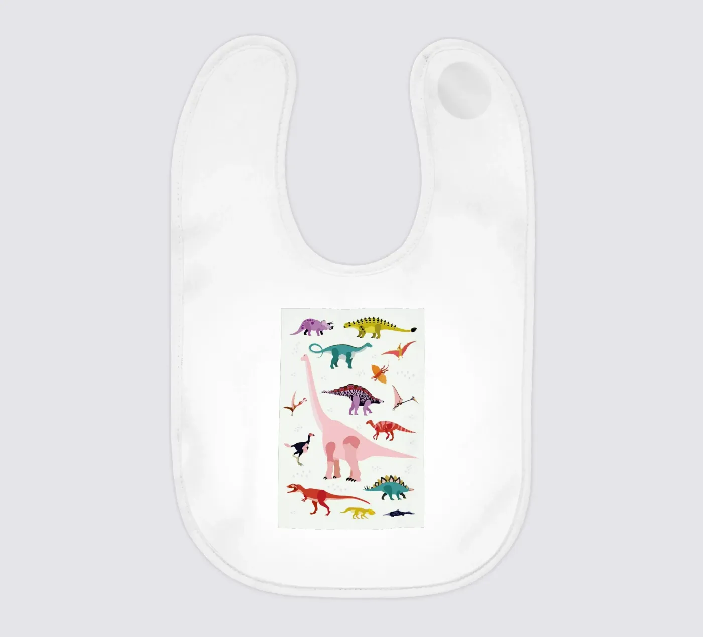 Dinosaur World bavaglino da Little Flourishes
