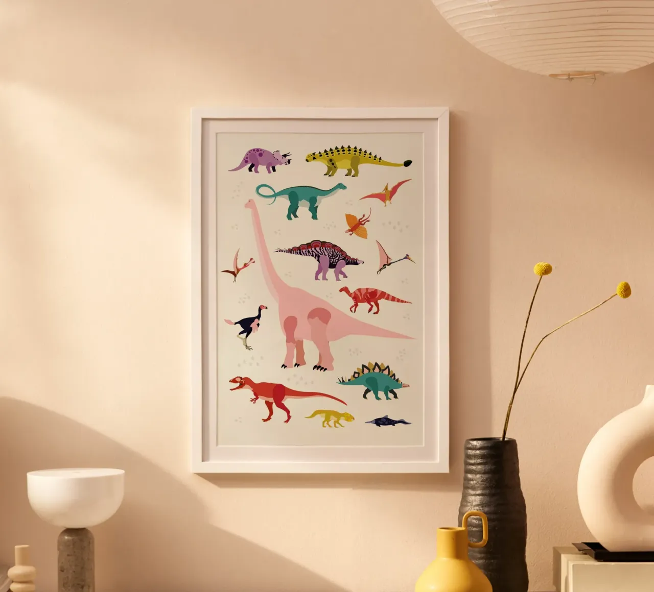 Dinosaur World poster da Little Flourishes