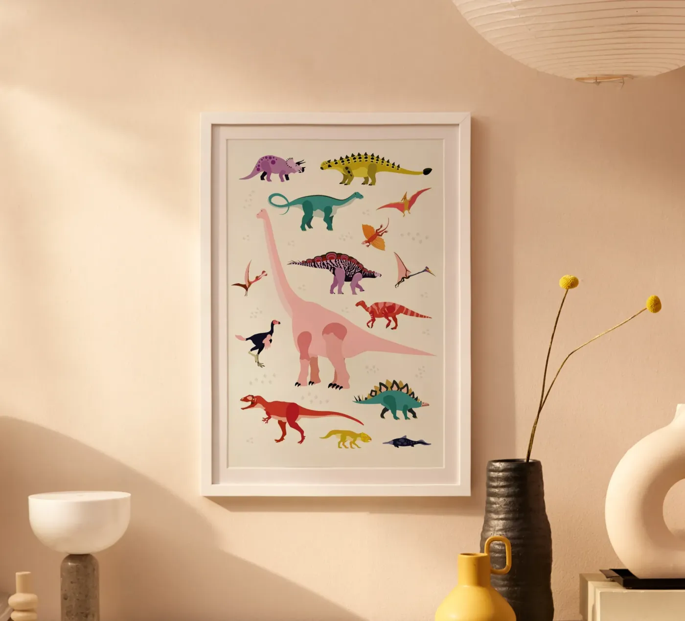 Dinosaur World poster da Little Flourishes