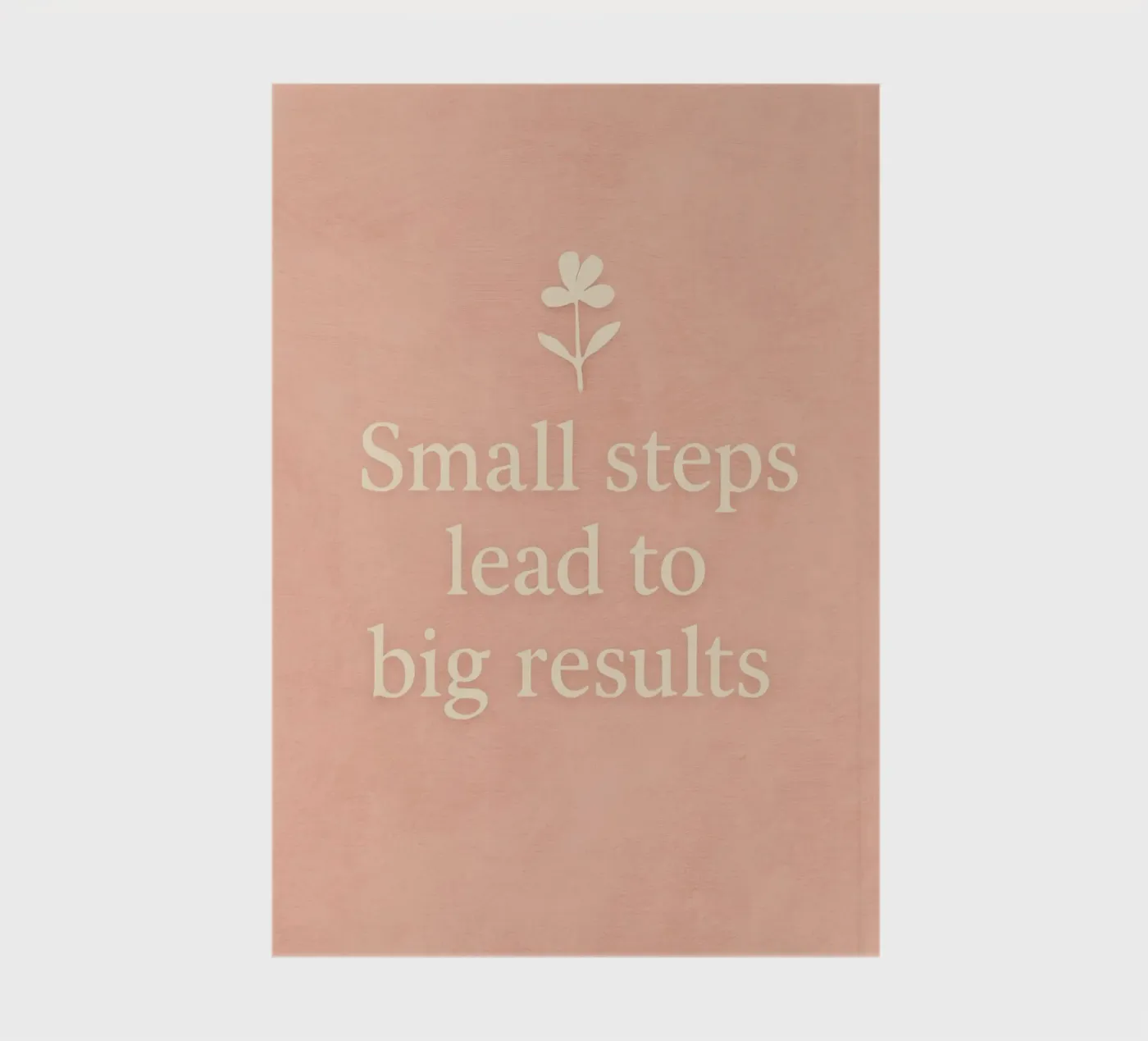 Small Steps notebook by treechild
