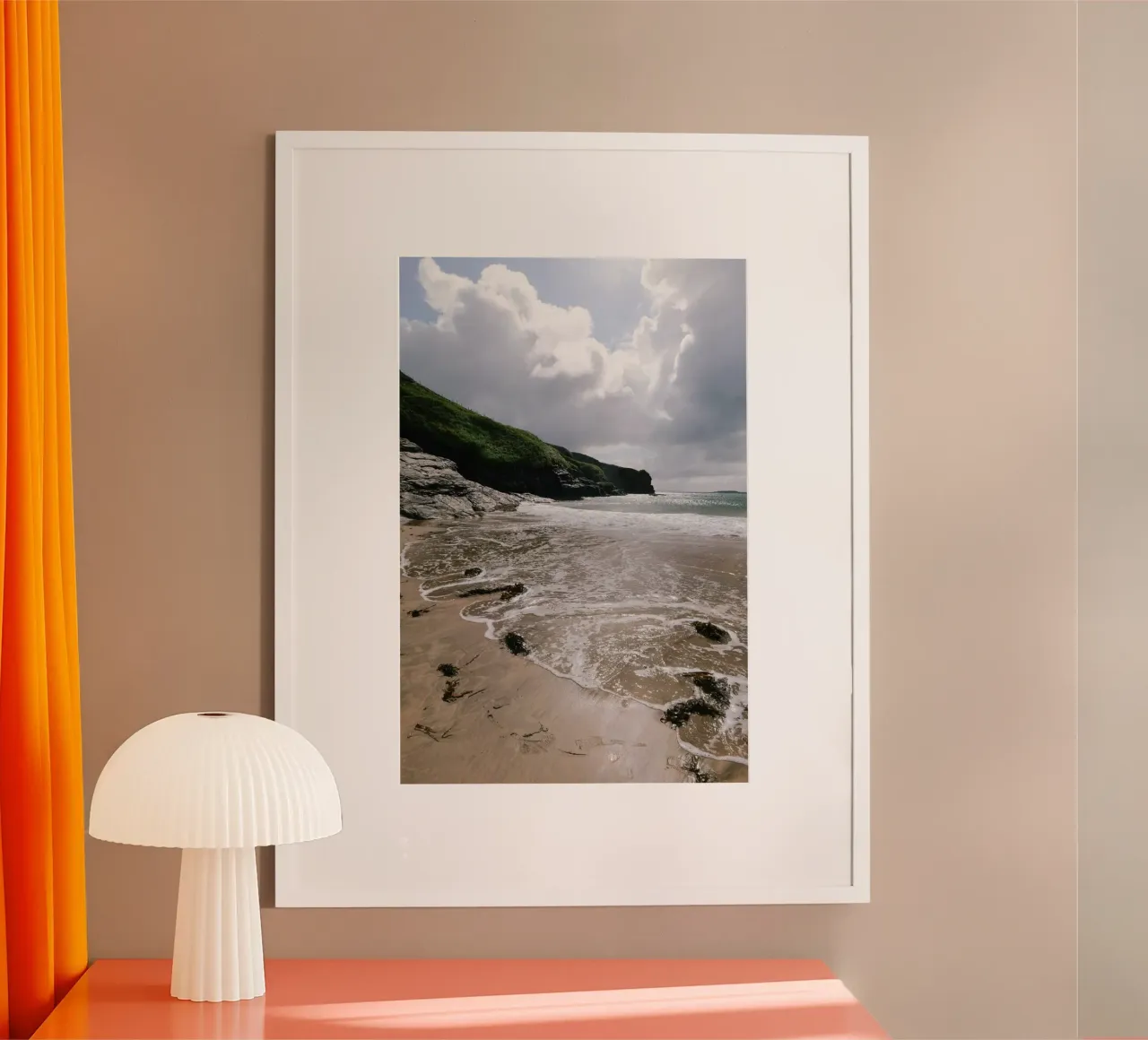 Between high and low tide poster by The Wild Creative Studio