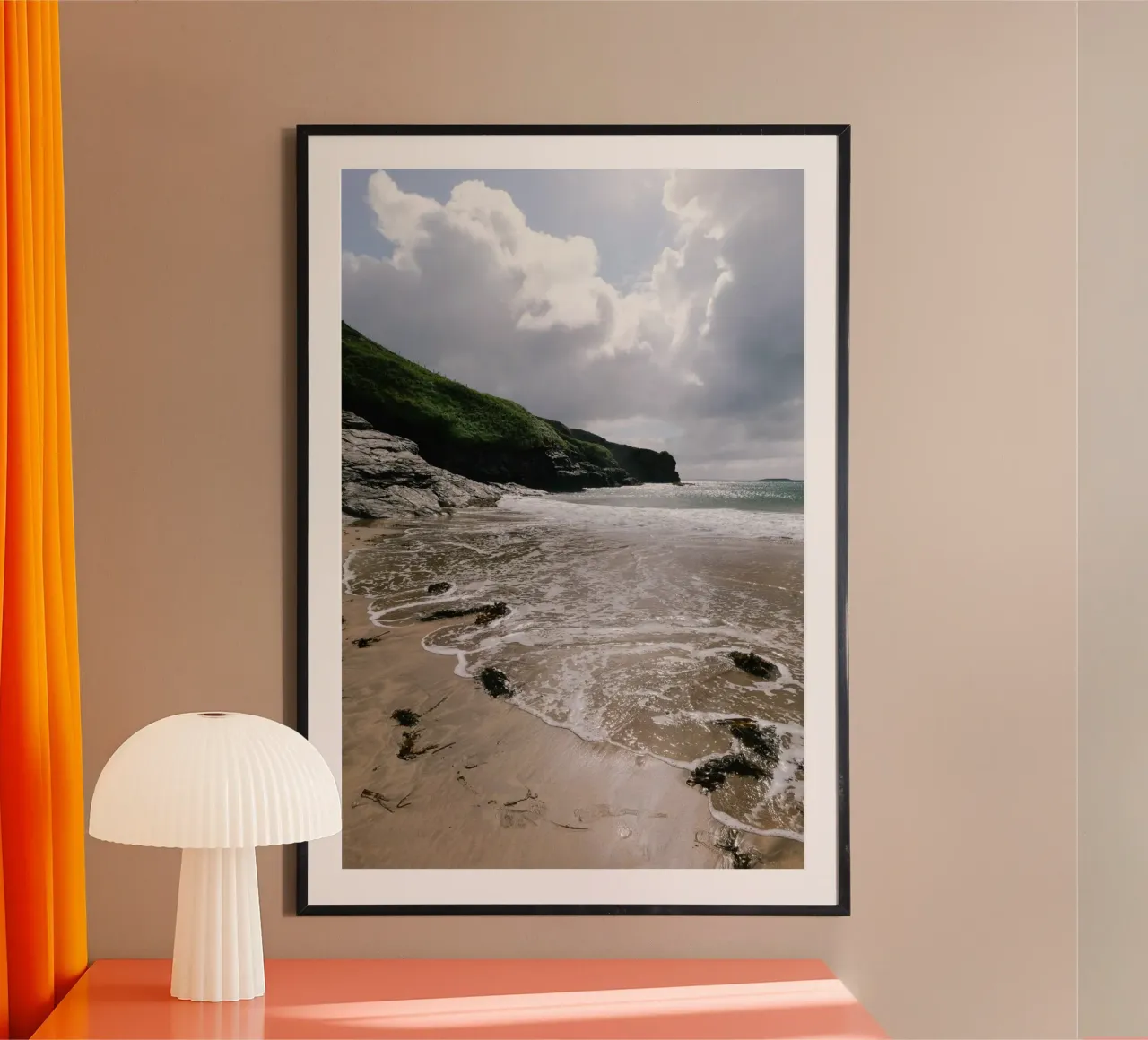 Between high and low tide poster by The Wild Creative Studio