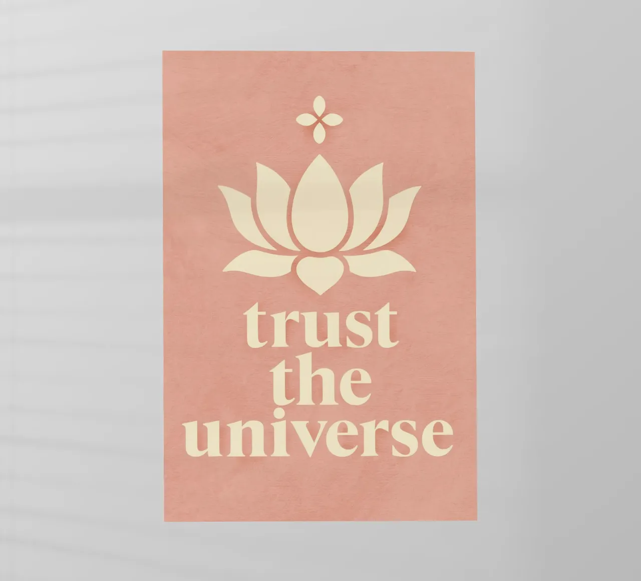 Trust The Universe pellicola backlit da treechild