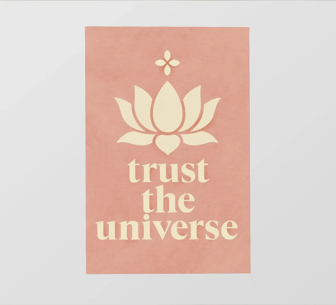 Trust The Universe pellicola backlit da treechild