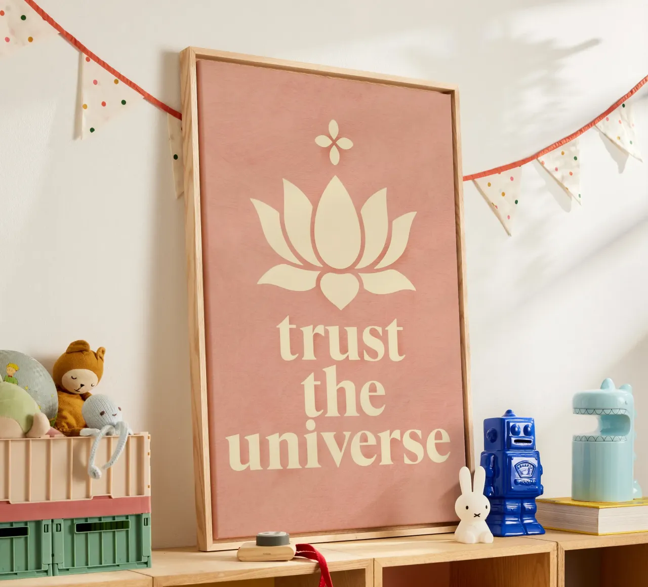 Trust The Universe tela da treechild