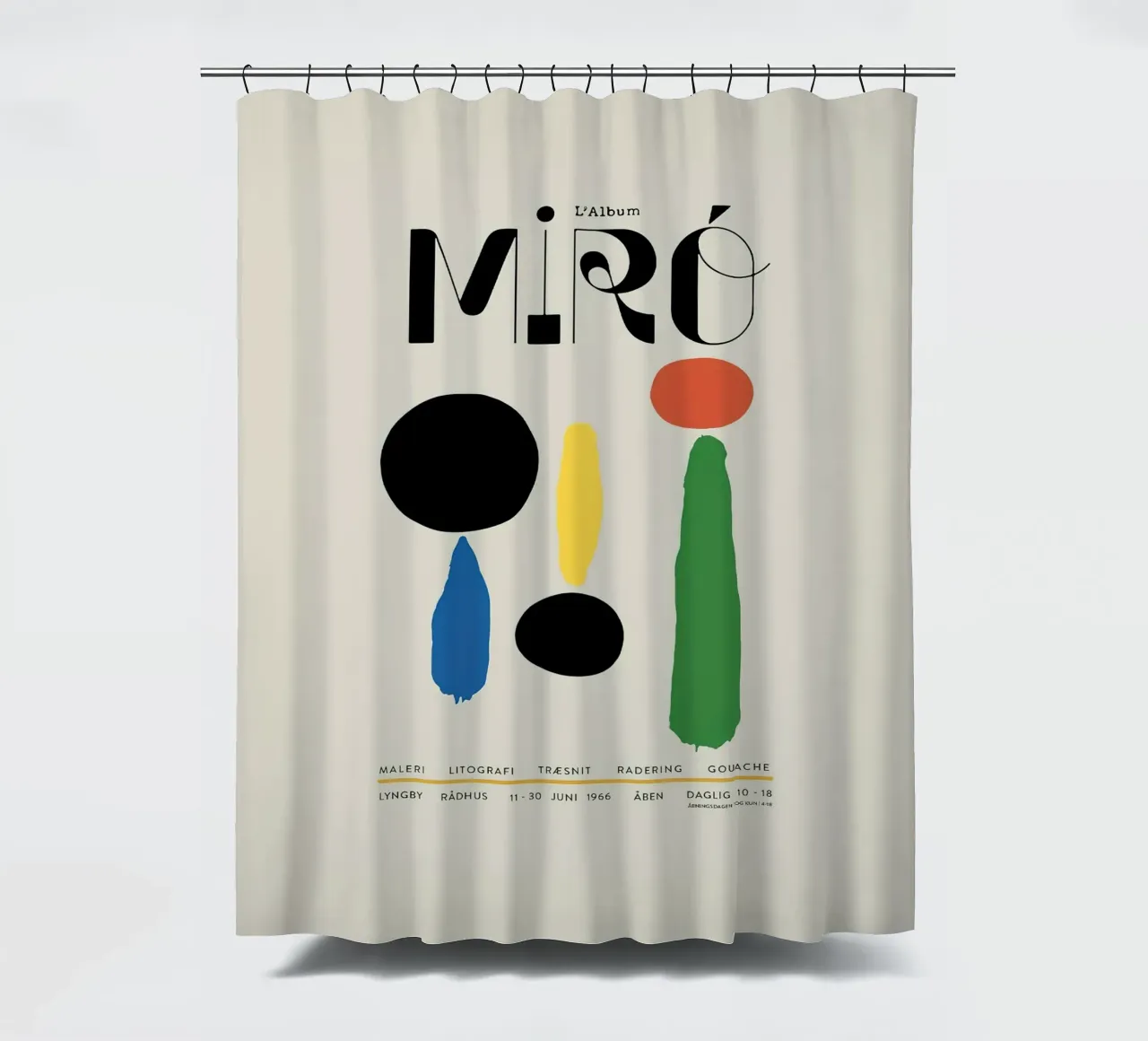 Miro1966 Nordic Edition shower curtain by phillipp veisenberg
