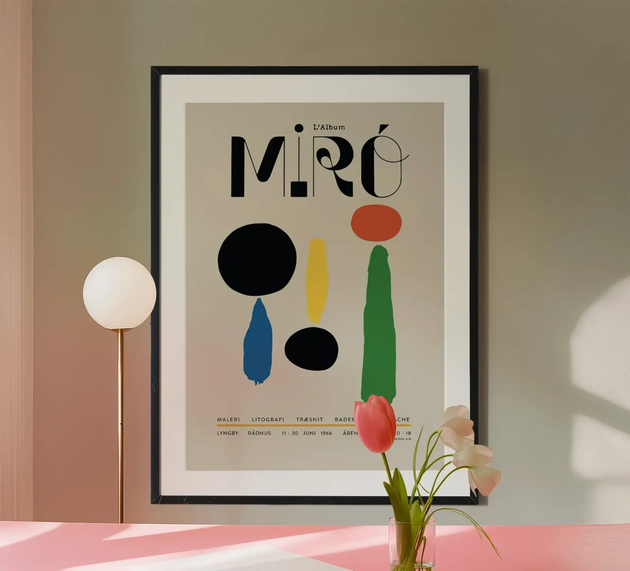 Miro1966 Edizione nordica poster con telaio in alluminio da phillipp veisenberg