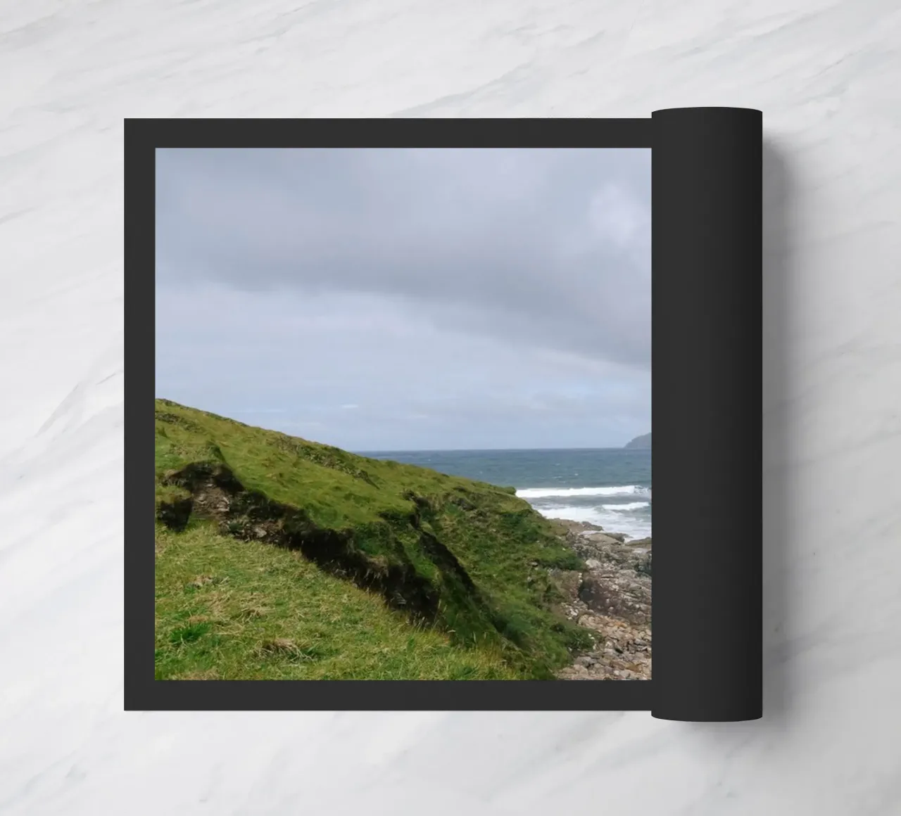 Het groene eiland deurmat van Wild Coast Studio