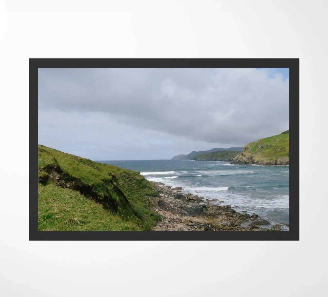 Het groene eiland deurmat van Wild Coast Studio