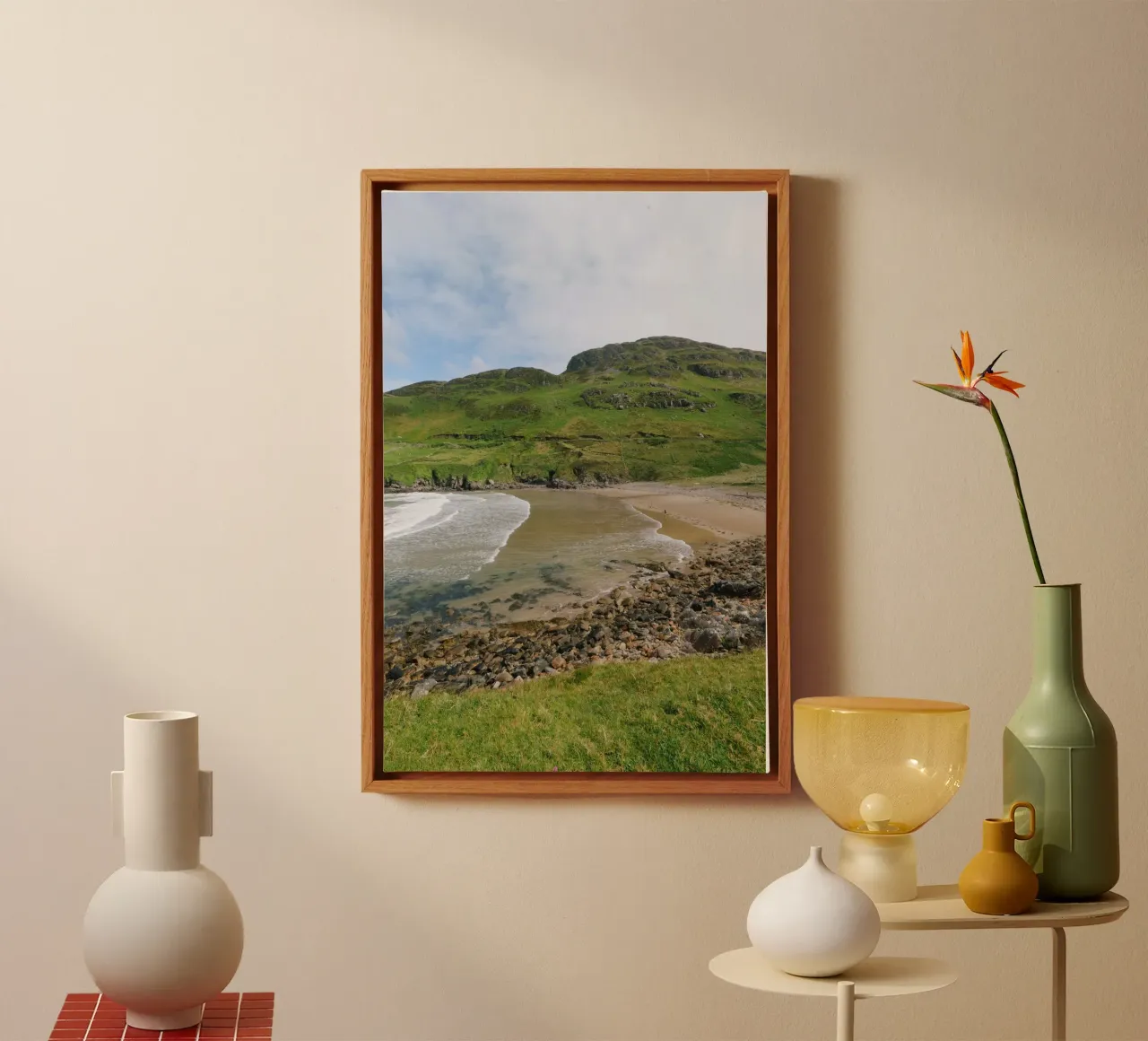 Midden in het centrum canvas met Baklijst van The Wild Creative Studio