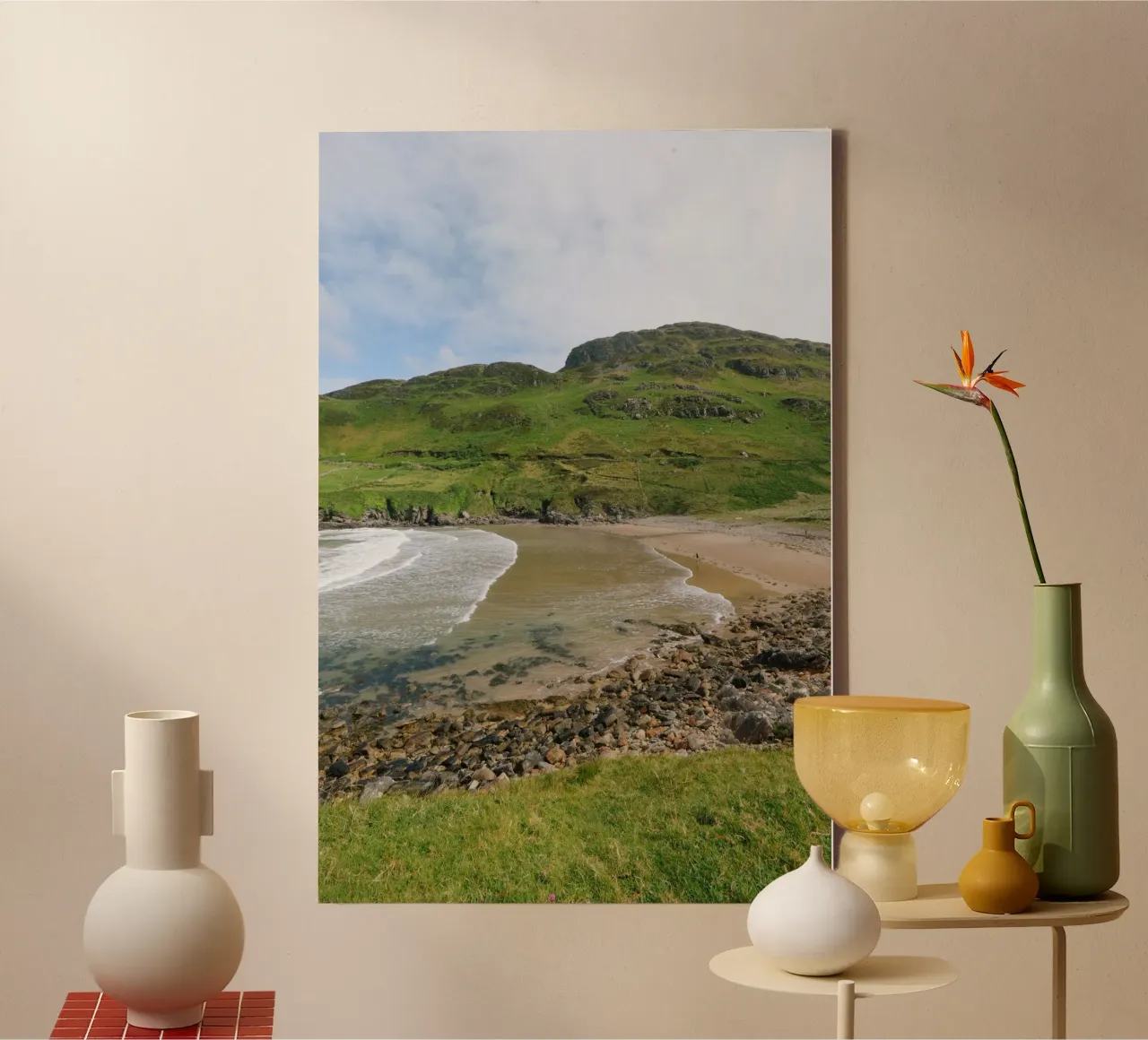 Midden in het centrum canvas met Baklijst van The Wild Creative Studio