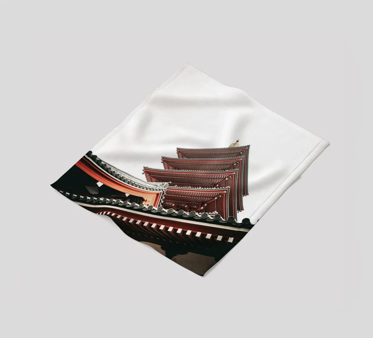 Pagode coperta in pile da Flo Klein