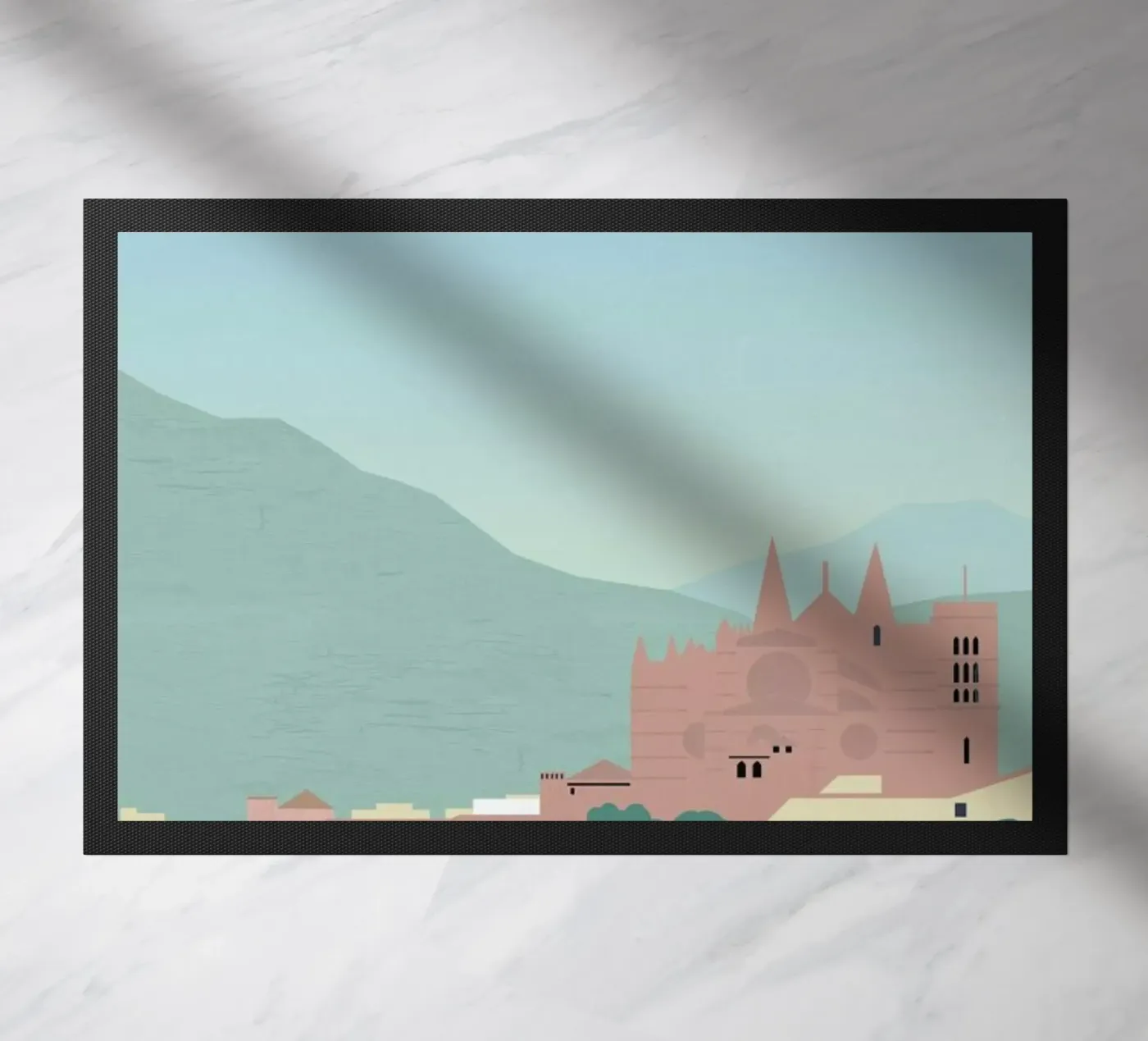 Mallorca doormat by Katinka Reinke