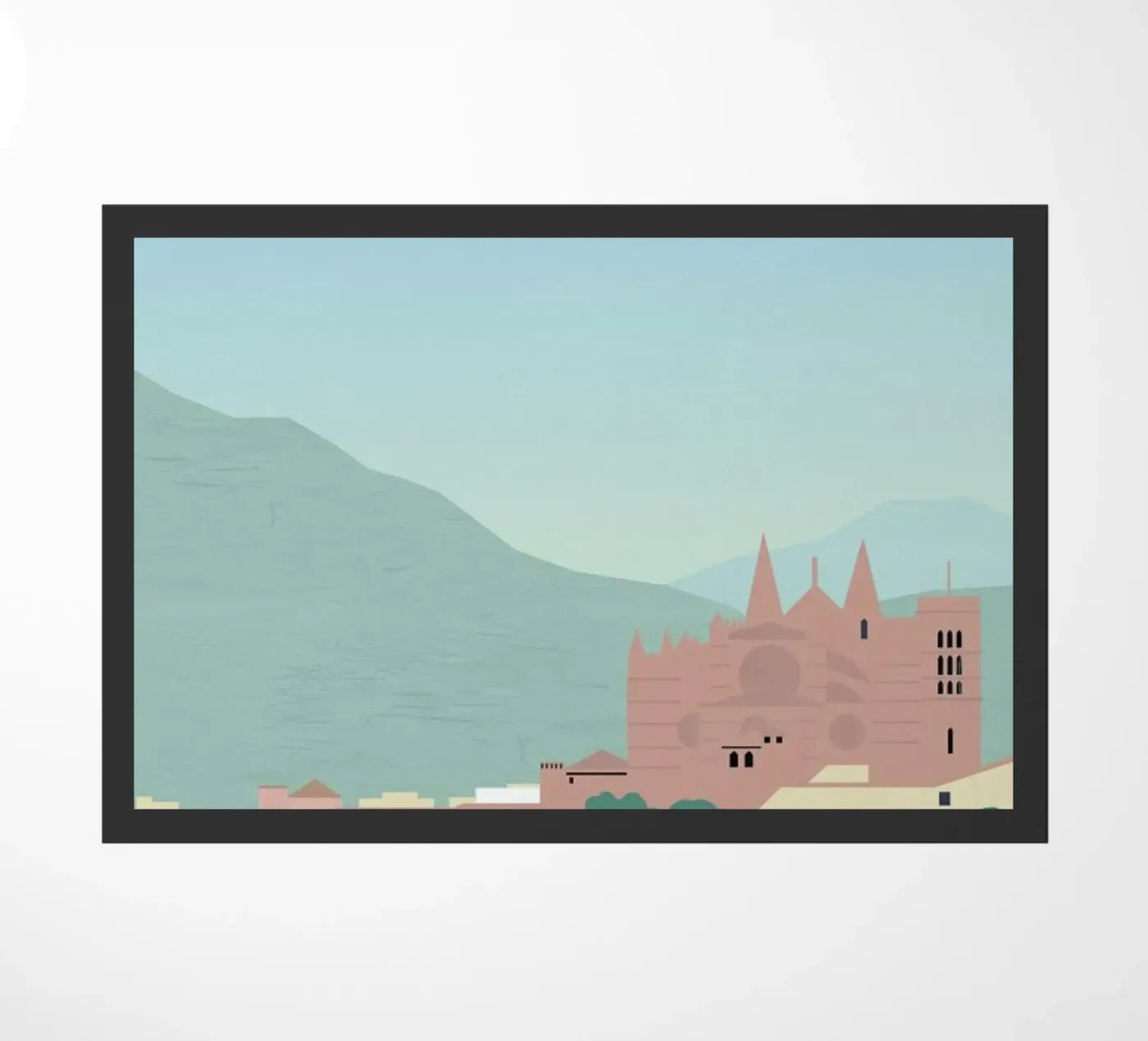 Mallorca doormat by Katinka Reinke