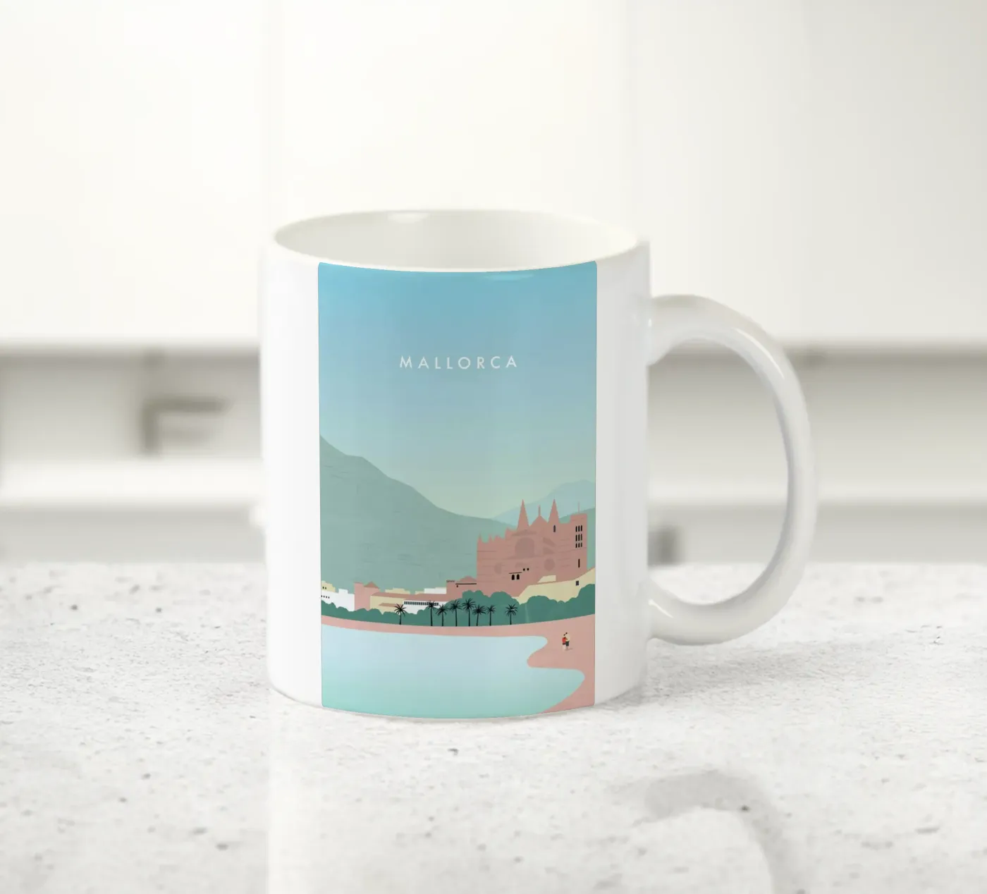 Mallorca ceramic mug by Katinka Reinke