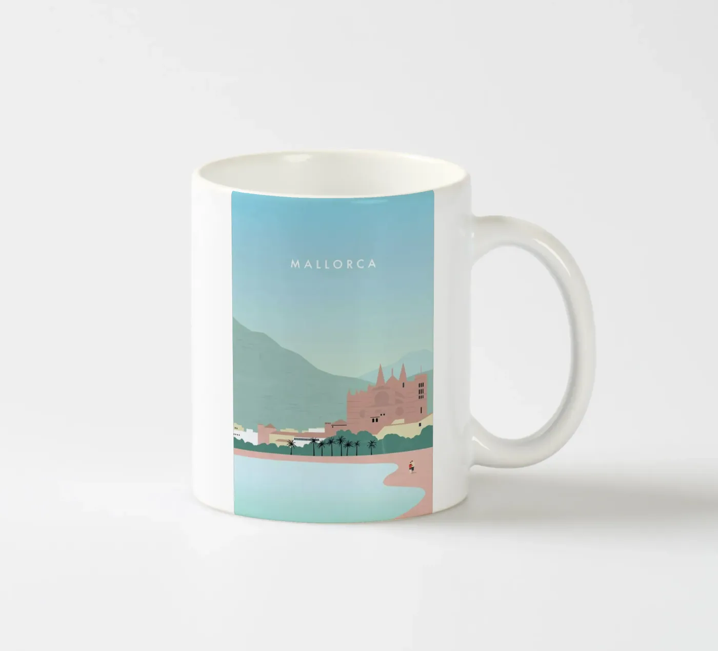 Mallorca ceramic mug by Katinka Reinke