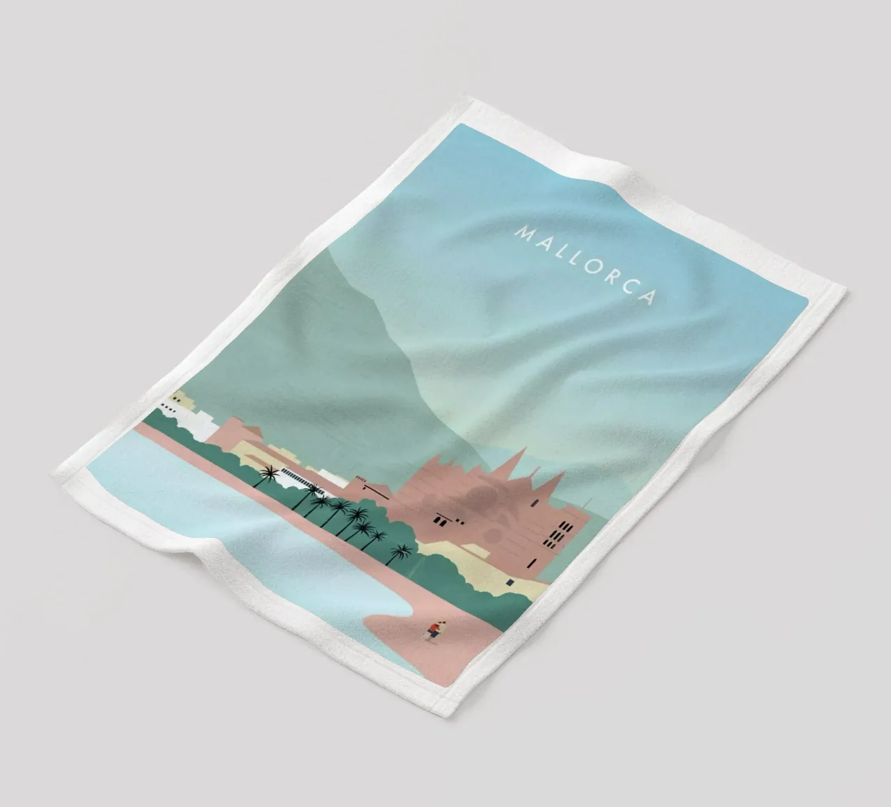 Mallorca Fleecedecke von Katinka Reinke