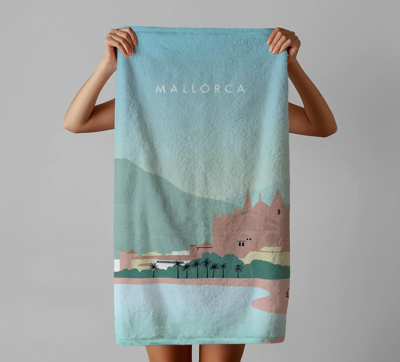 Mallorca towel by Katinka Reinke