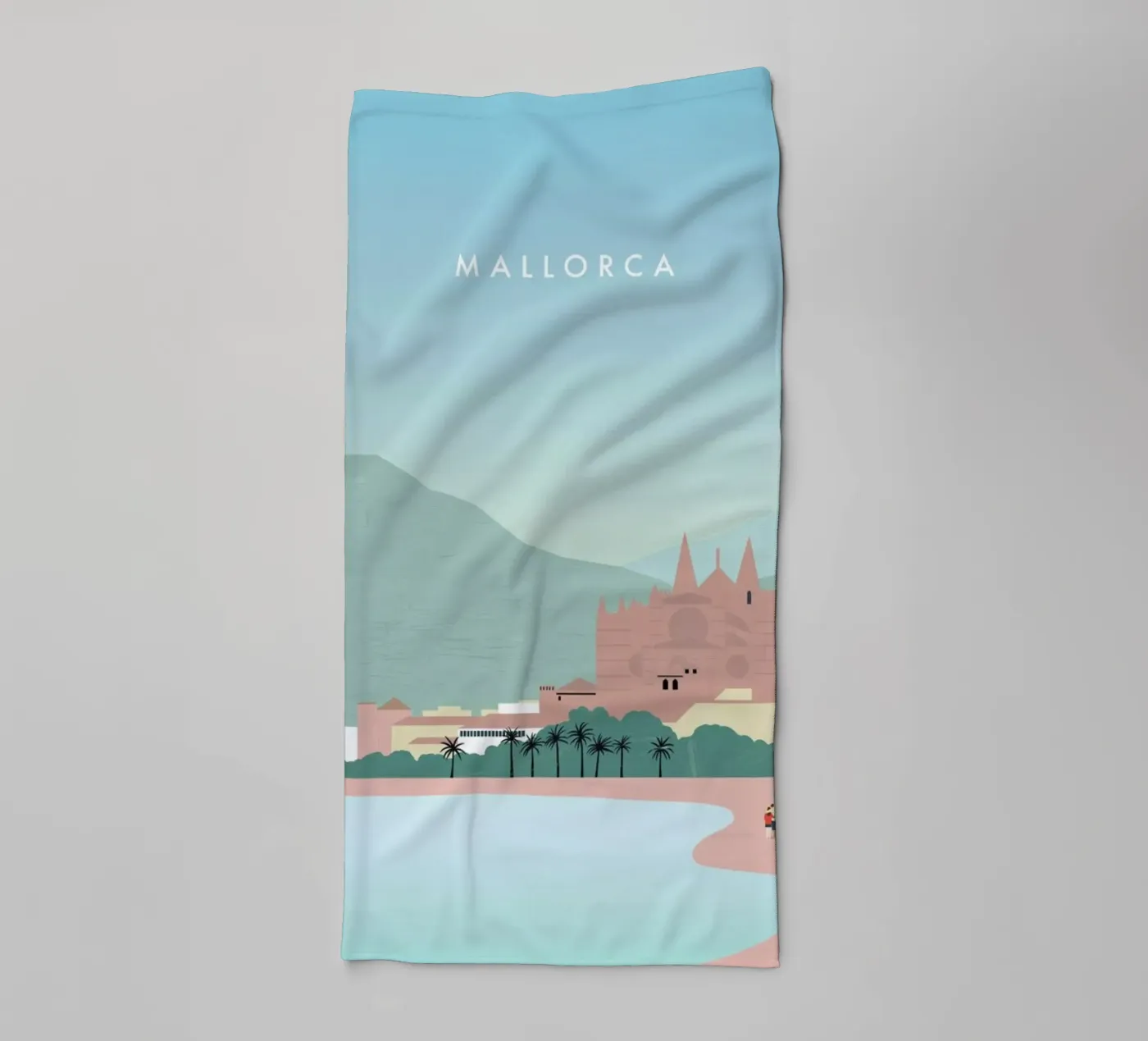 Mallorca towel by Katinka Reinke